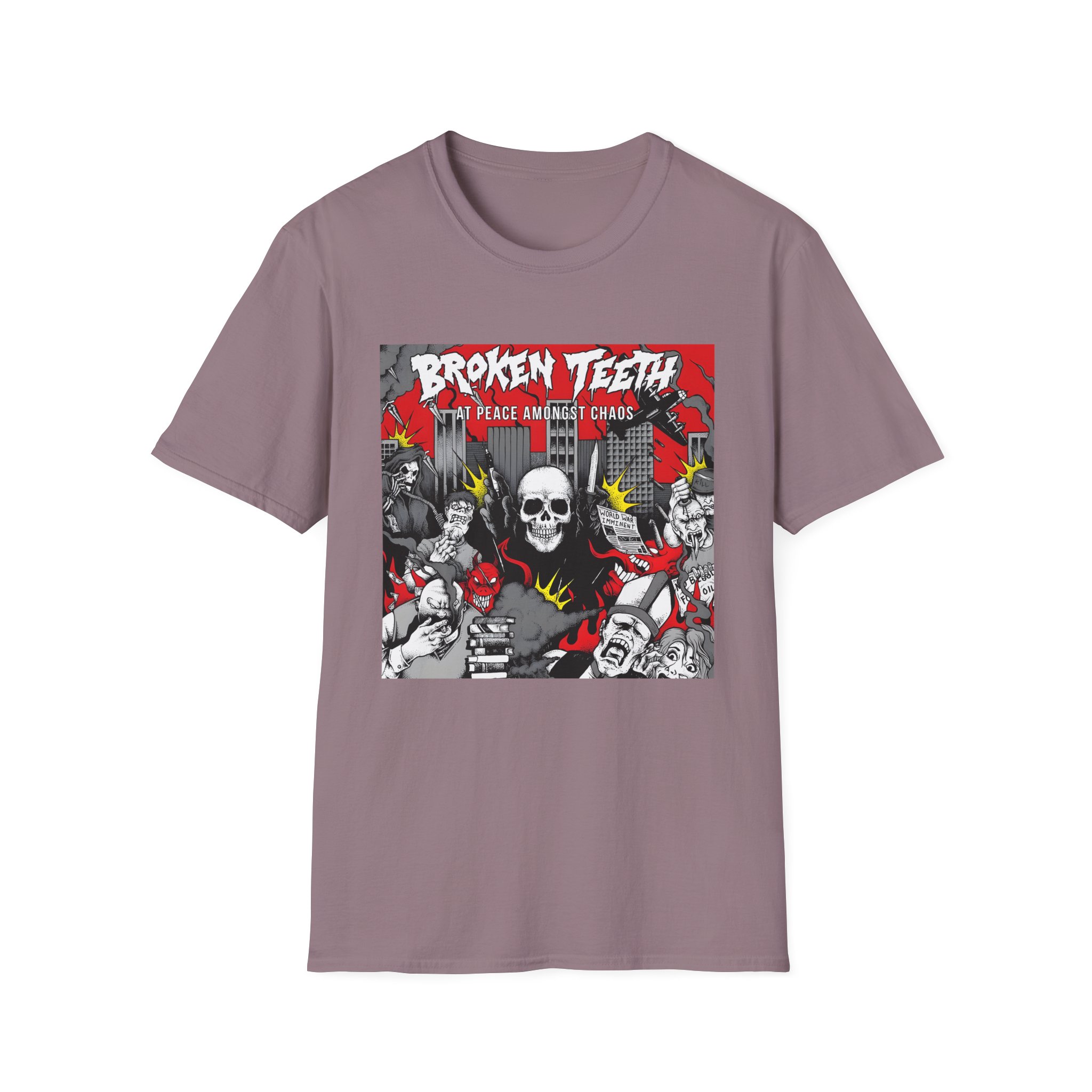 Broken Teeth at Peace Amongst Chaos Unisex Softstyle T-Shirt