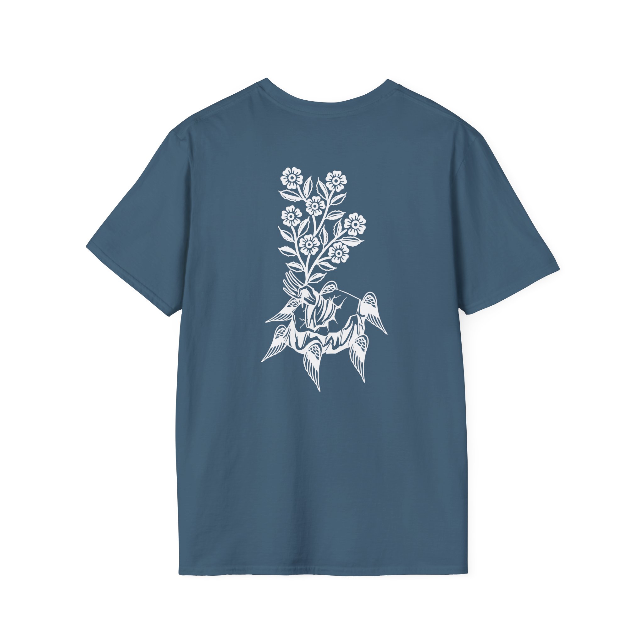 Fireworks Flowers Unisex Softstyle T-Shirt