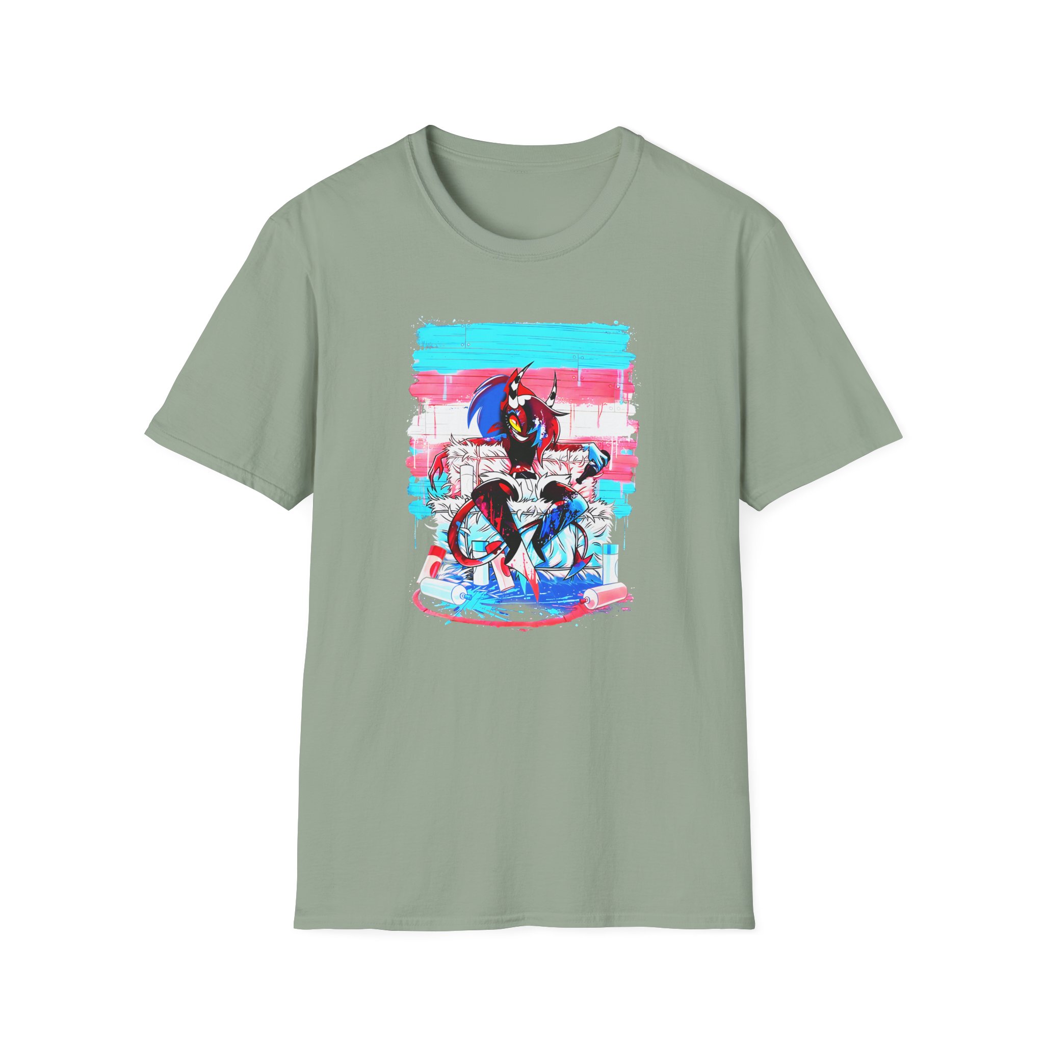 Helluva Boss Sallie May Micro Ribbed Unisex Softstyle T-Shirt