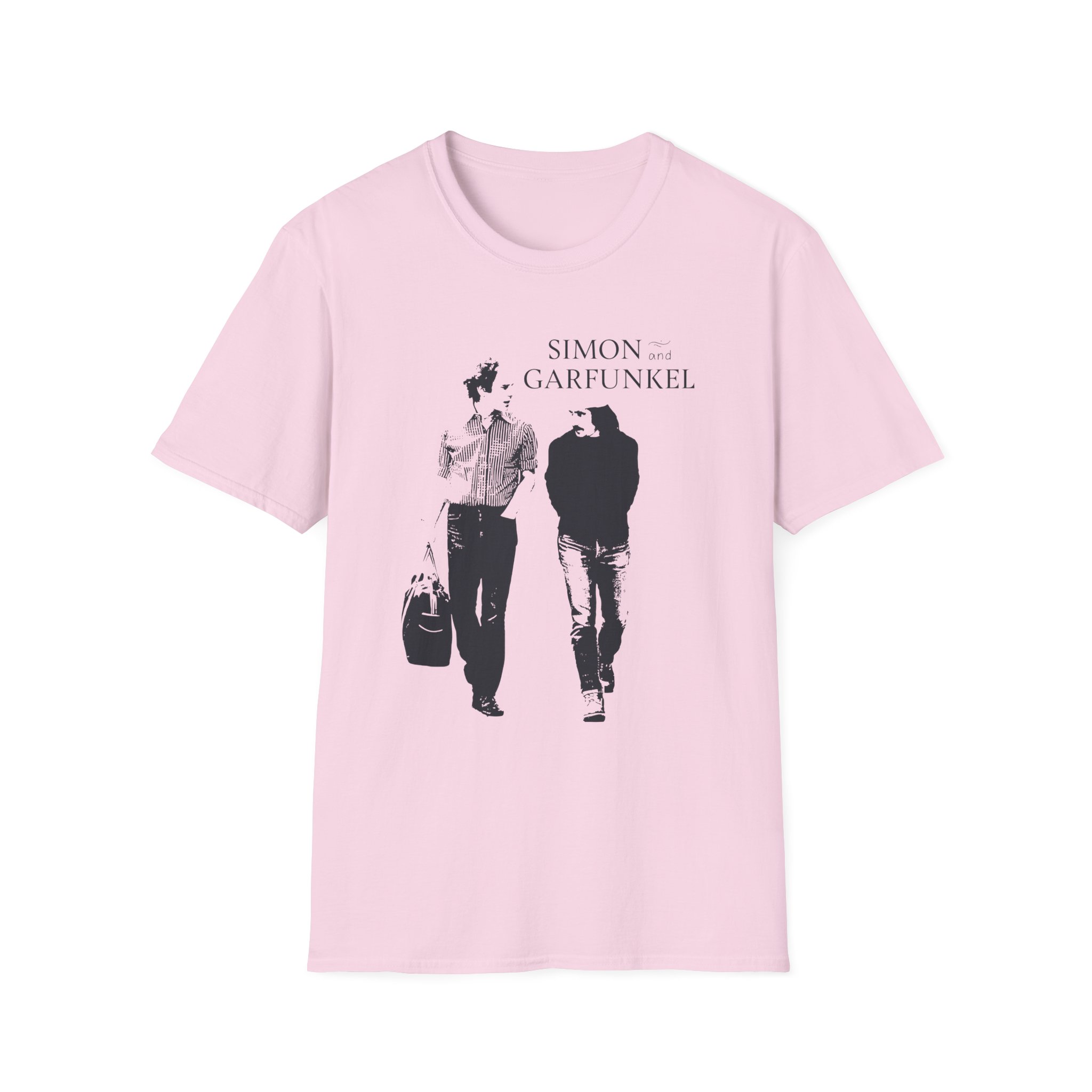 Simon and Garfunkel Walking Unisex Softstyle T-Shirt