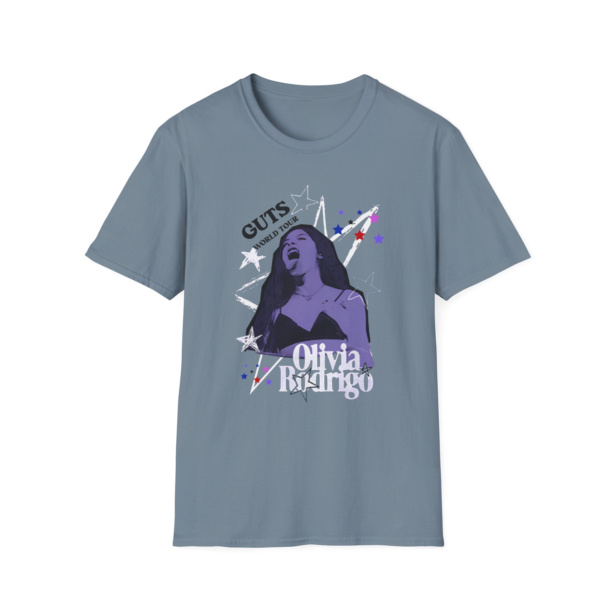 Olivia Rodrigo GUTS world tour unisex softstyle t-shirt