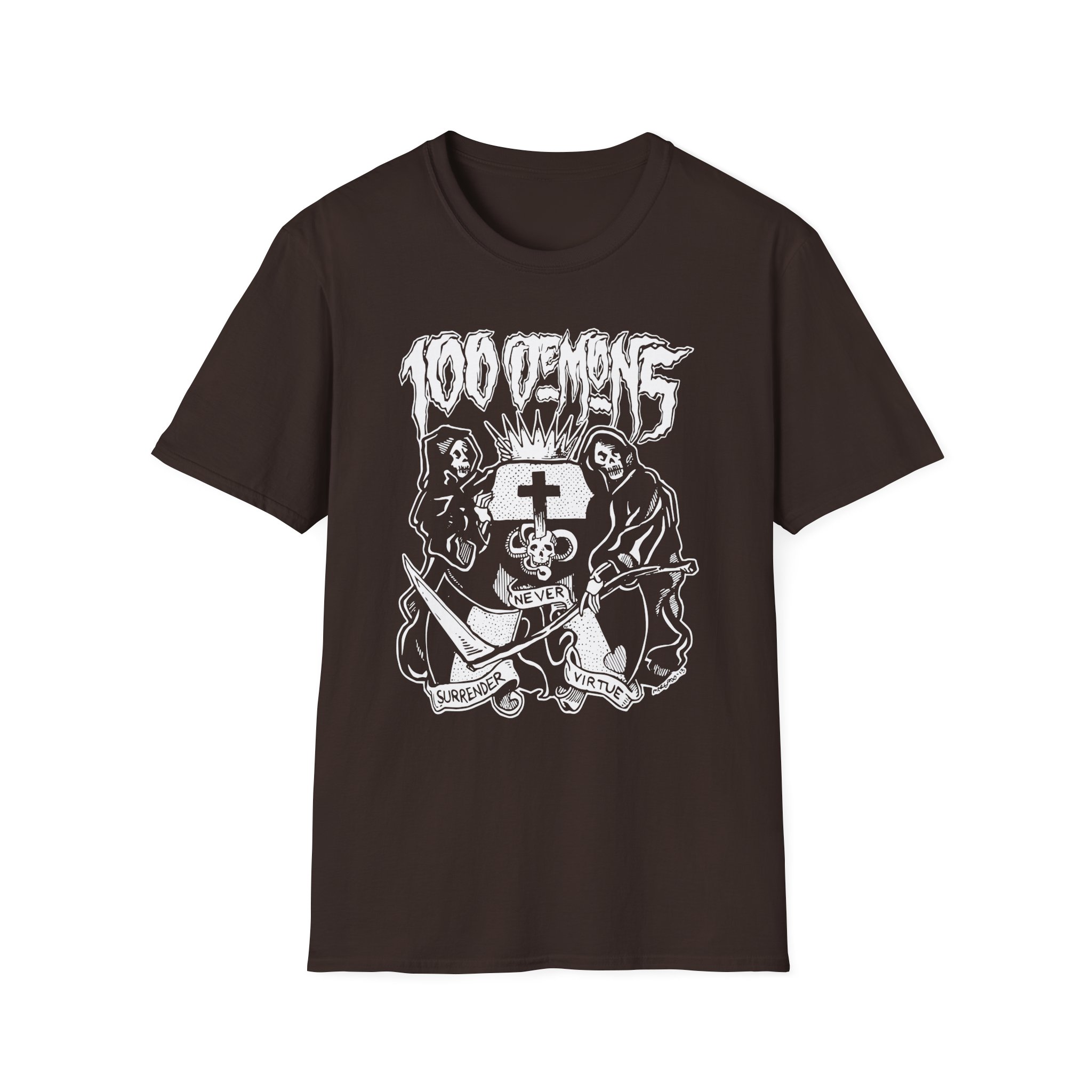 100 Demons Unisex Softstyle T-Shirt