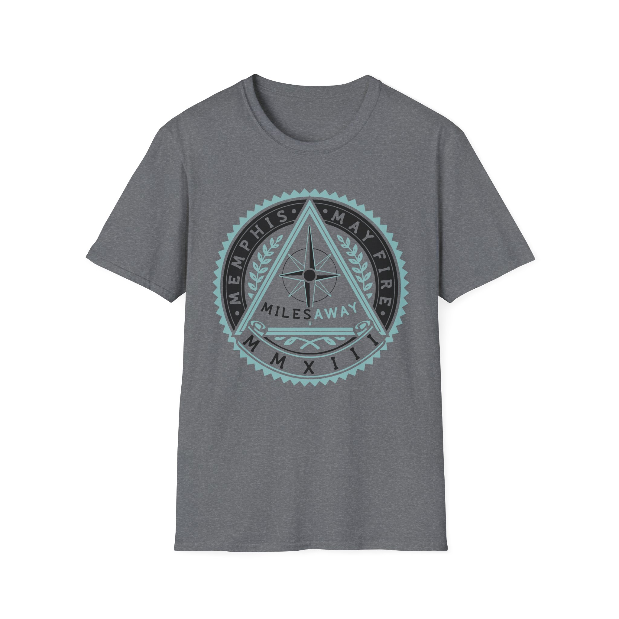 Memphis May Fire Miles Away Unisex Softstyle T-Shirt