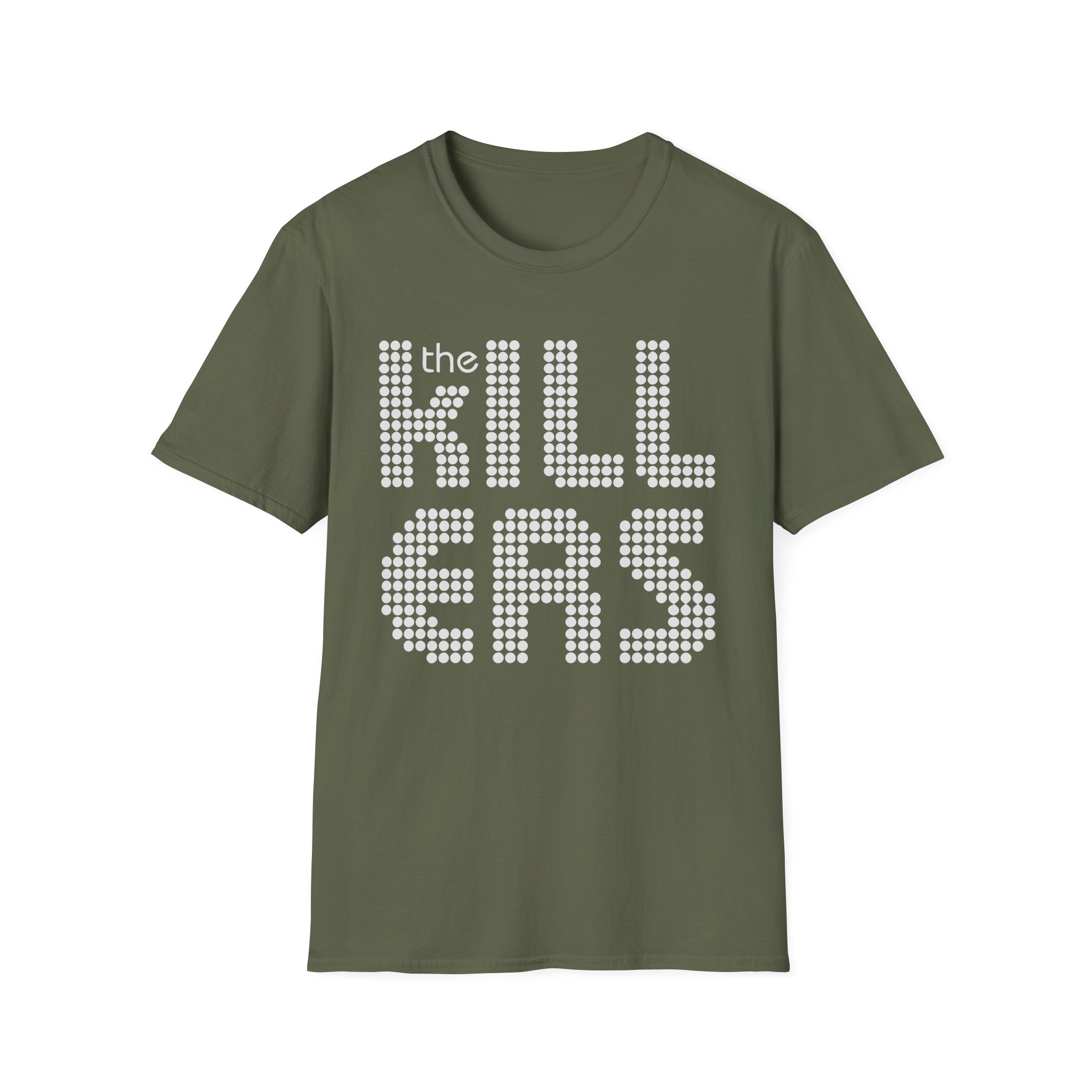 TK Distressed Stacked Logo Unisex Softstyle T-Shirt