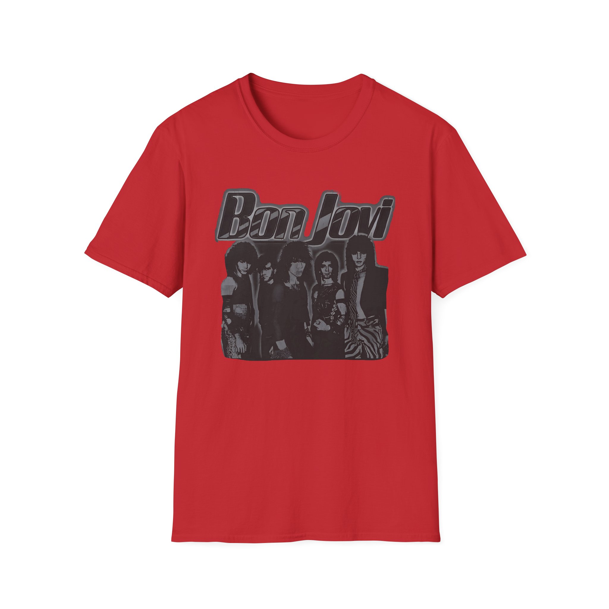 Bon Jovi Outline Unisex Softstyle T-Shirt