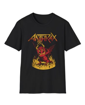 Anthrax Coal Demon Unisex Softstyle T-Shirt