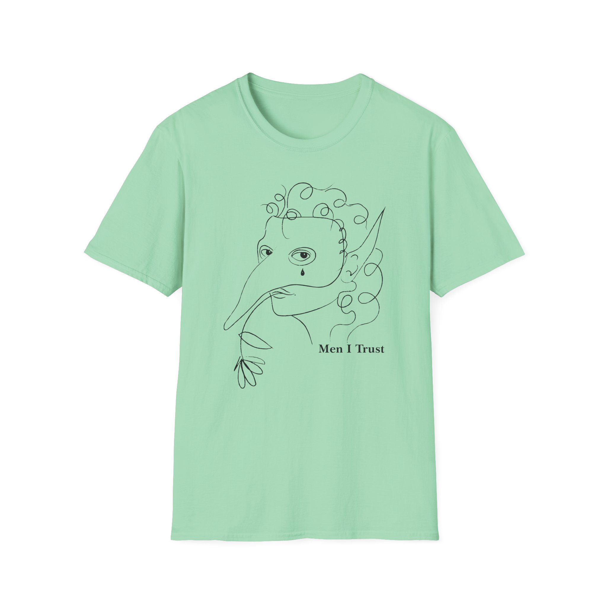 Men I Trust Mask Unisex Softstyle T-Shirt