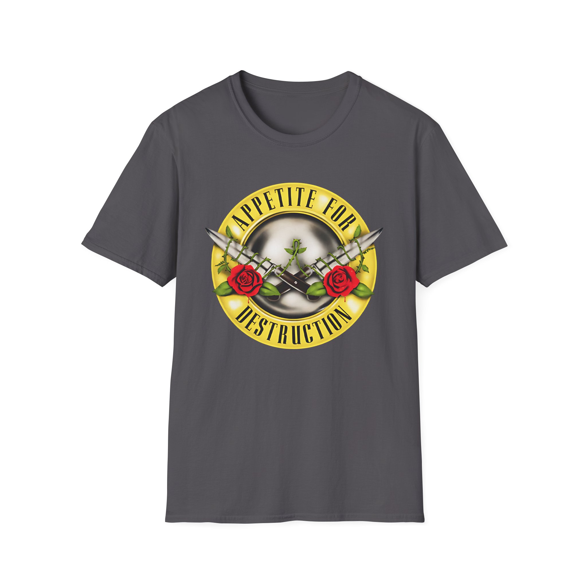 Guns N Roses Appetite for Destruction Knives Unisex Softstyle T-Shirt