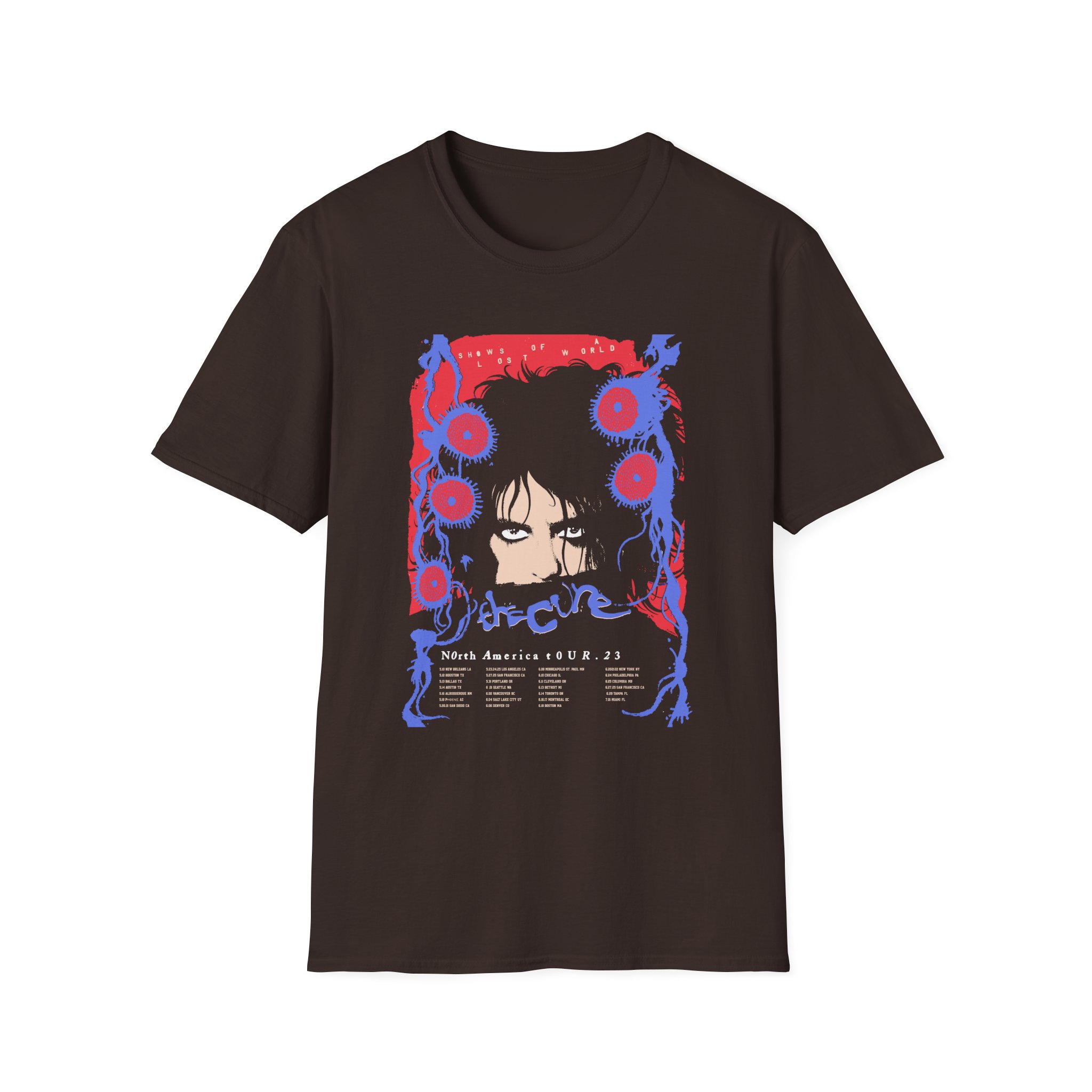 The Cure Shows Of A Lost World North America Tour Unisex Softstyle T-Shirt