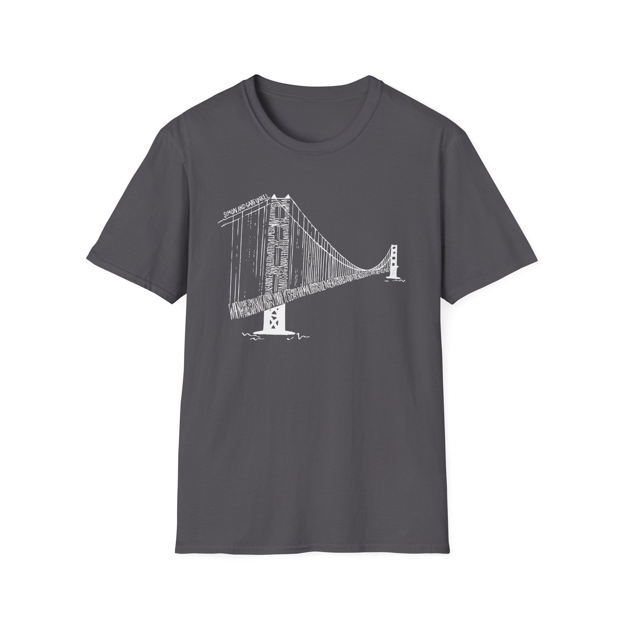 Simon and Garfunkel Bridge Unisex Softstyle T-Shirt