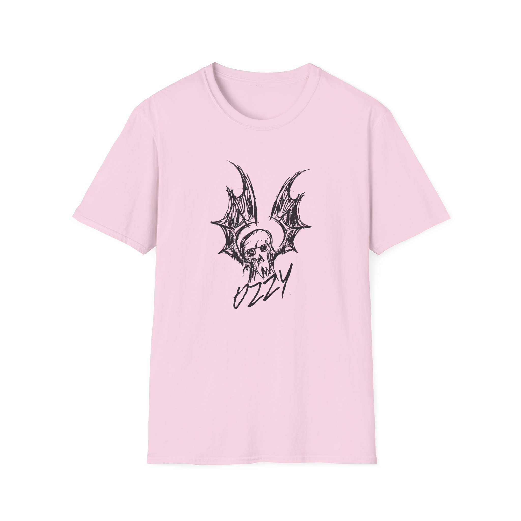 Ozzy Osbourne Bat Sketch Unisex Softstyle T-Shirt