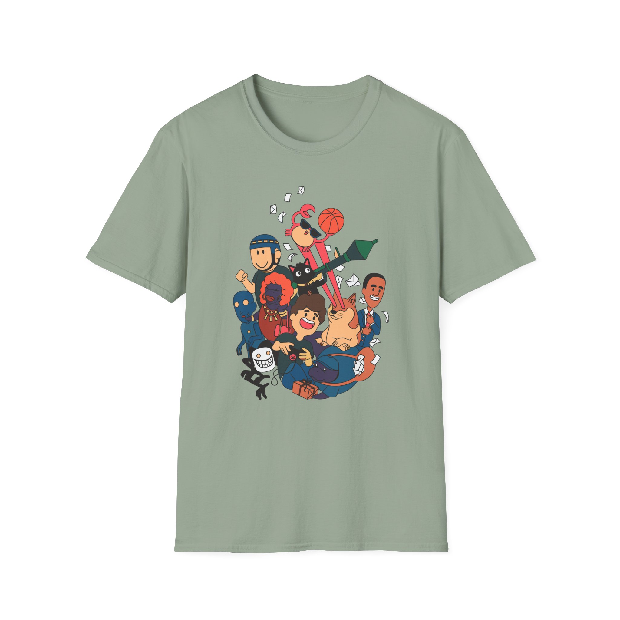 Denisdaily Unisex Softstyle T-Shirt