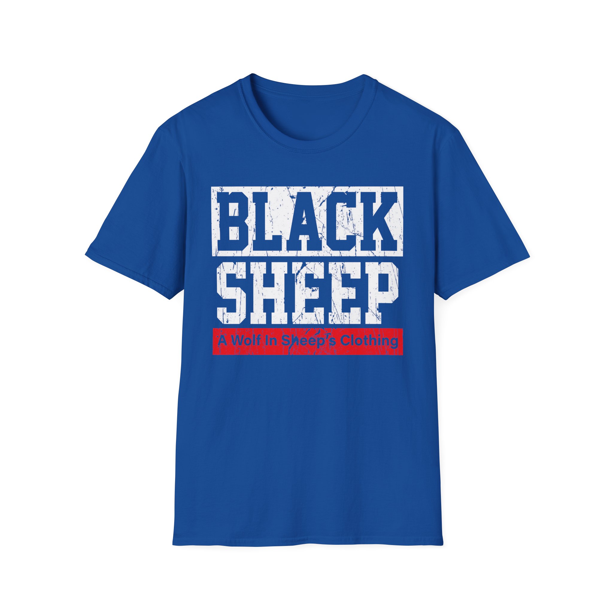Black Sheep Wolf In Sheep's Unisex Softstyle T-Shirt