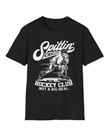 Spittin Chiclets Hockey Club Skel Unisex Softstyle T-Shirt