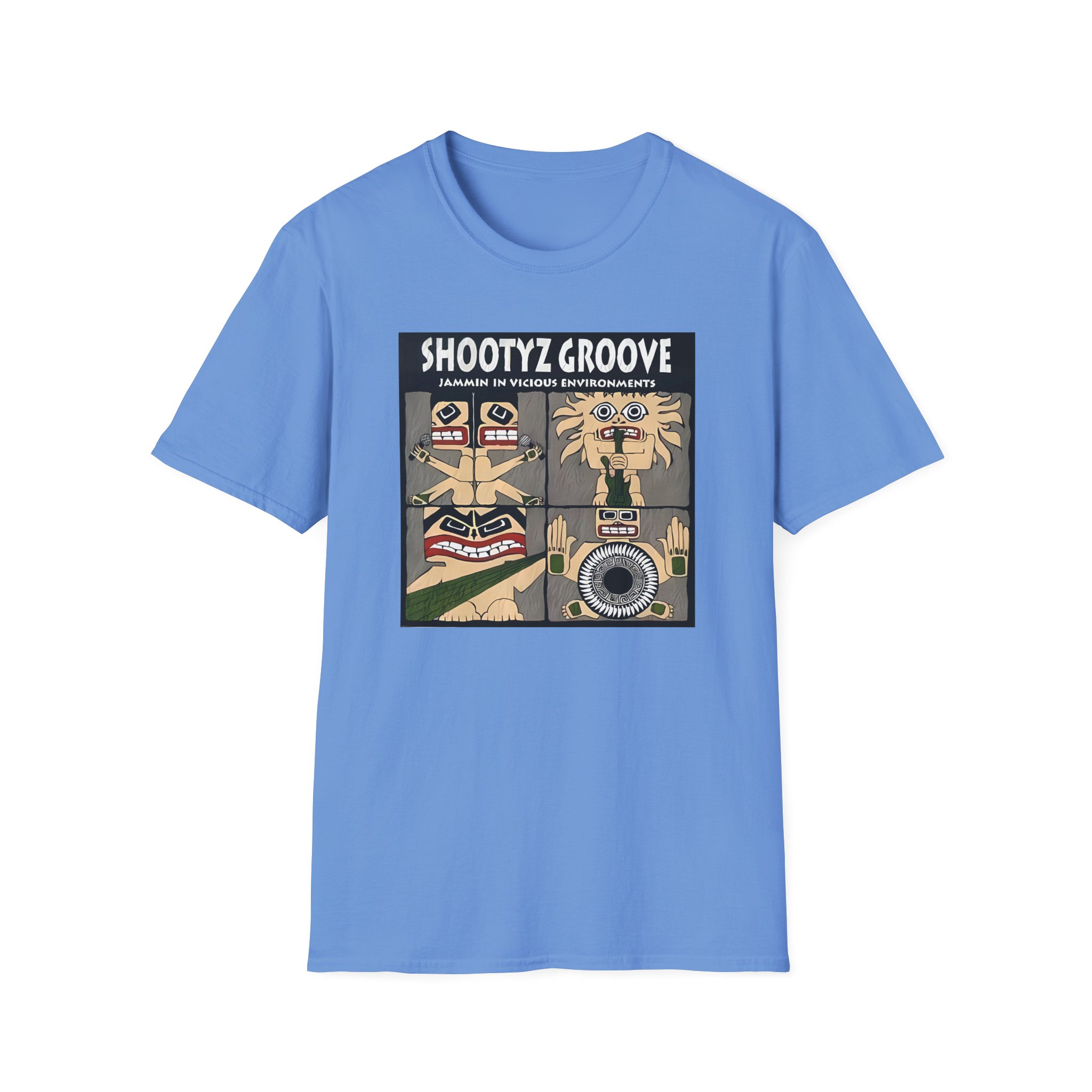 Shootyz Groove Jammin in Vicious Environments Album Cover Unisex Softstyle T-Shirt