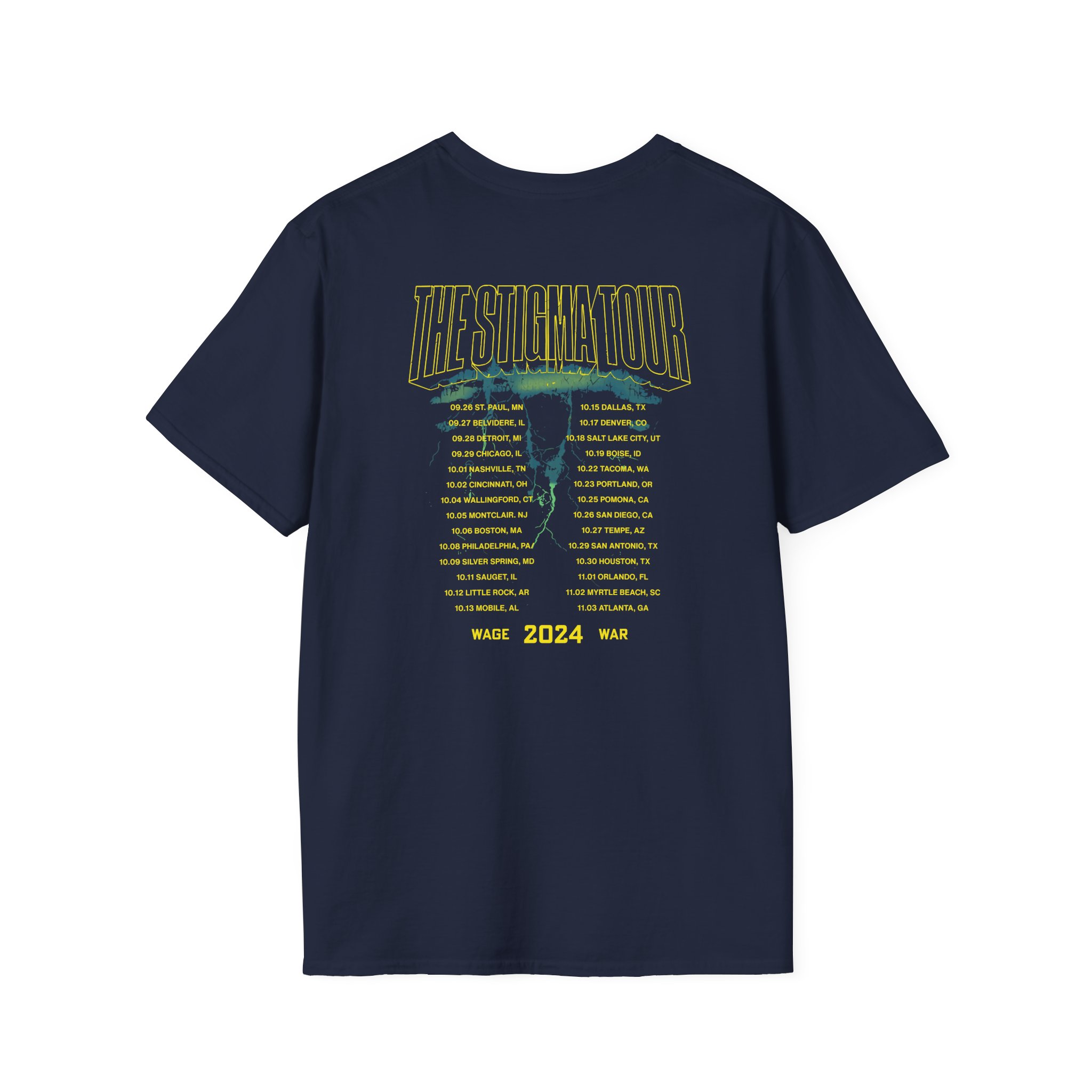 Wage War Swamp Reaper Tour Unisex Softstyle T-Shirt