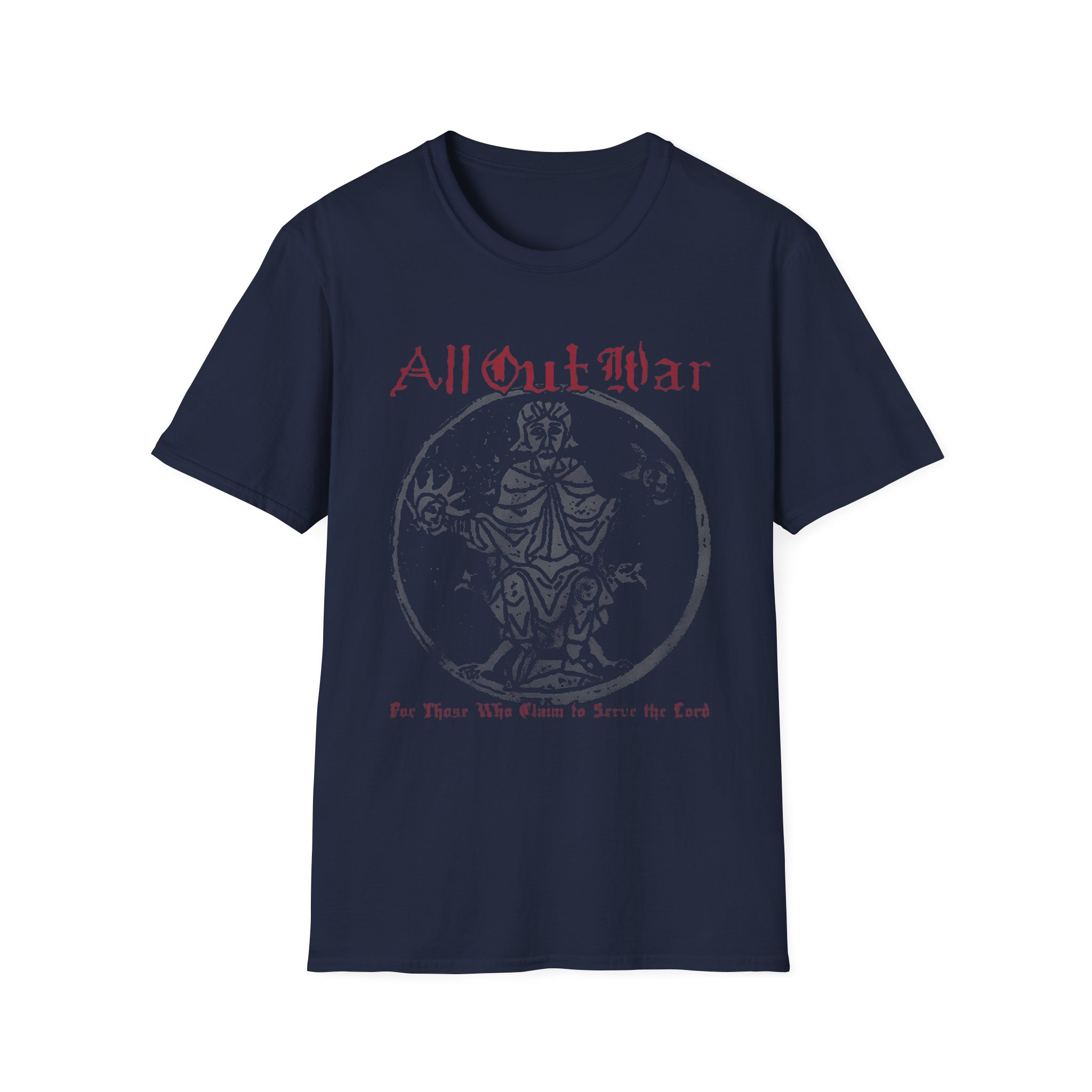 All Out War Heads Unisex Softstyle T-Shirt