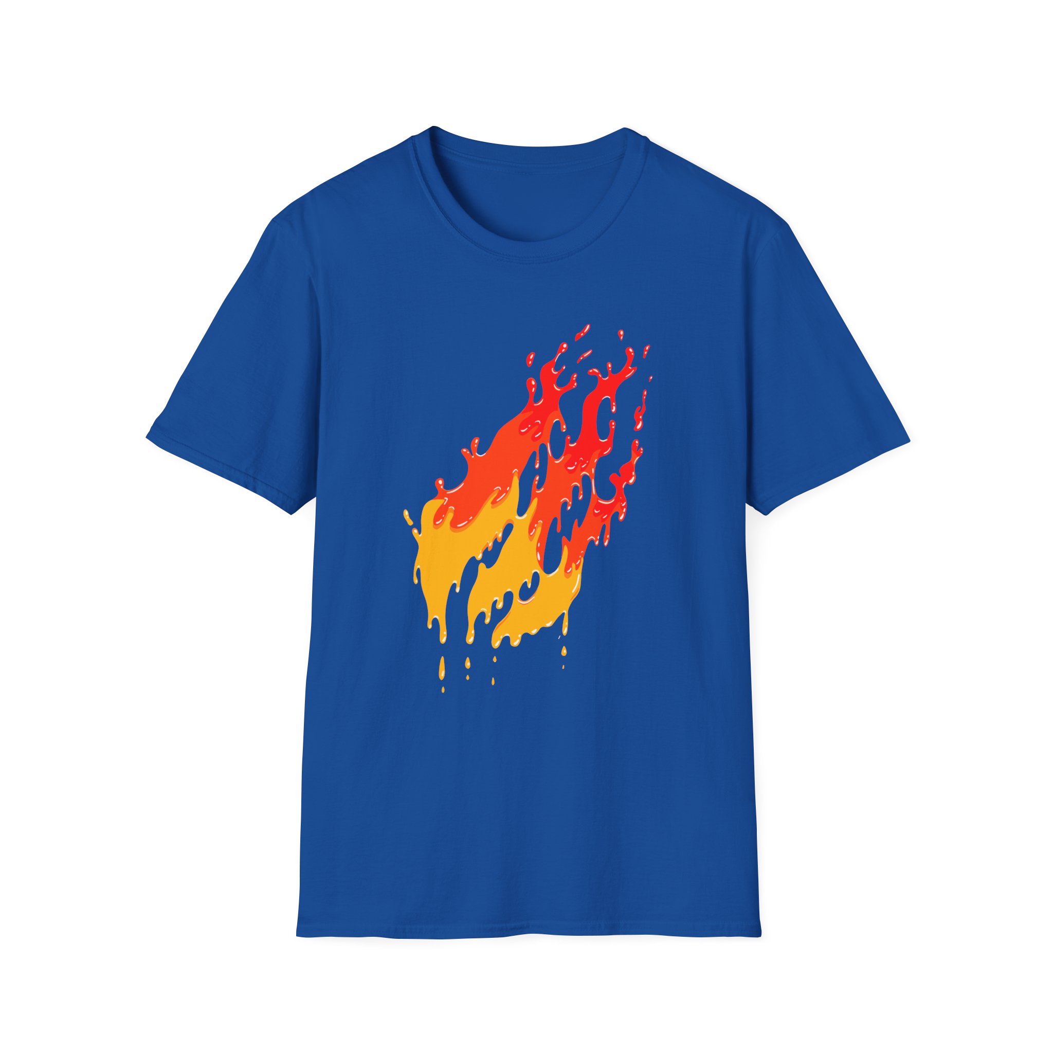 Preston Fire Drip Unisex Softstyle T-Shirt