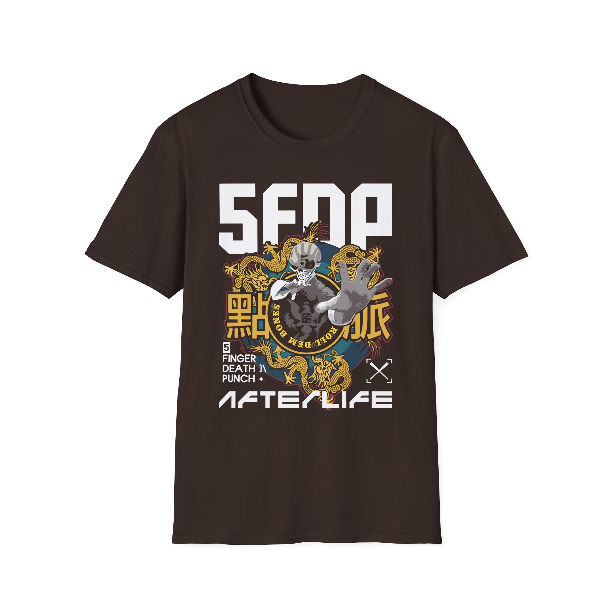 Five Finger Death Punch Roll Dem Bones Unisex Softstyle T-Shirt