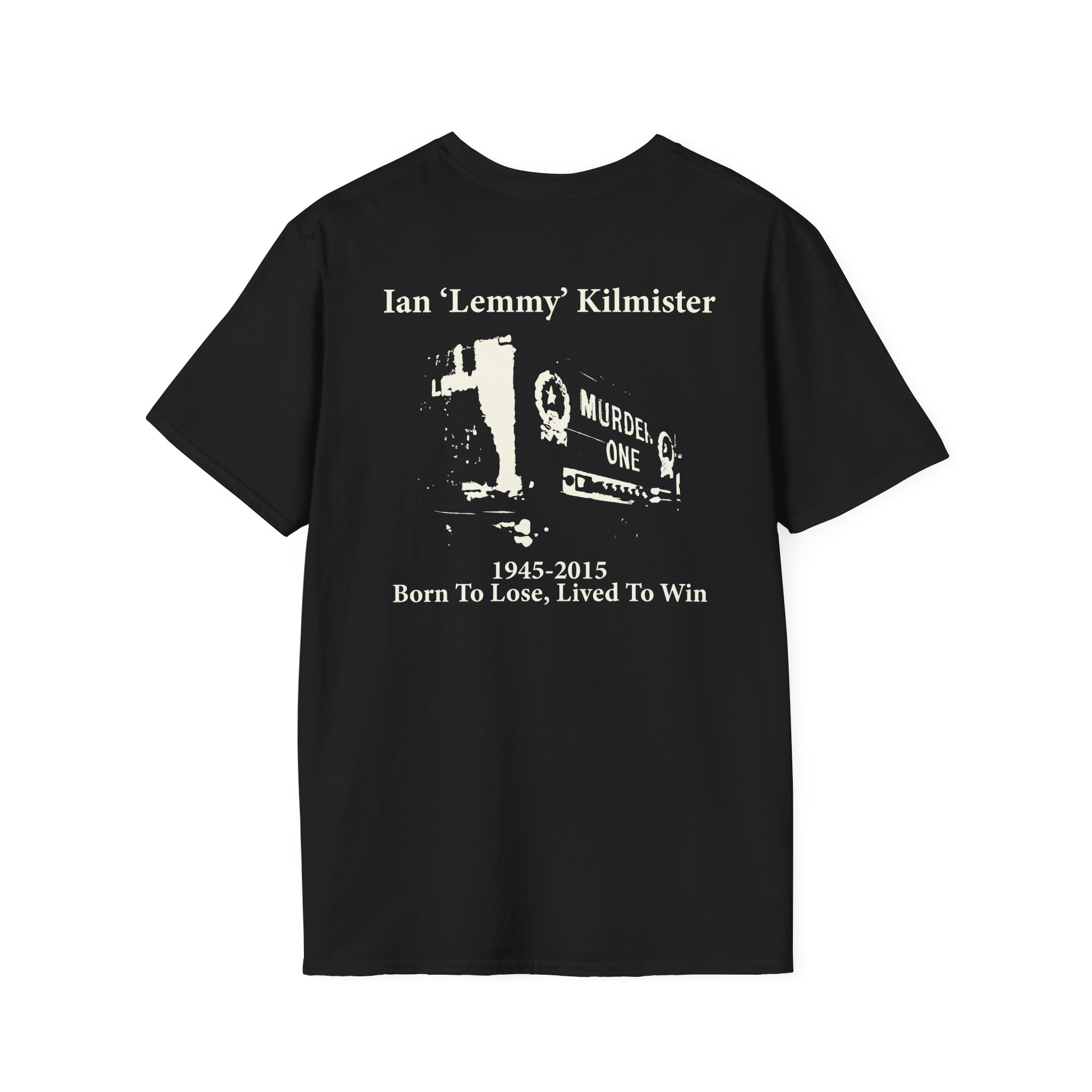 Motorhead Lemmy Lived to Win Unisex Softstyle T-Shirt