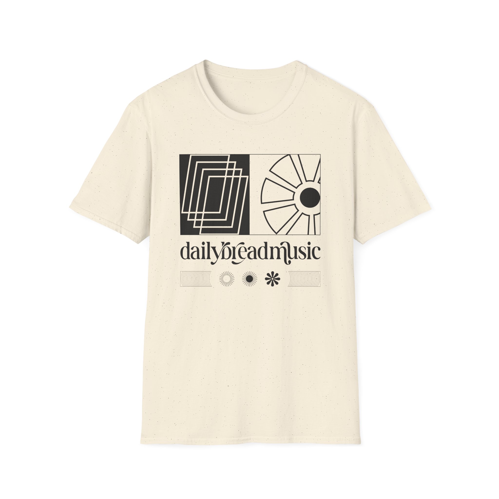 Daily Bread Tri Flower Unisex Softstyle T-Shirt