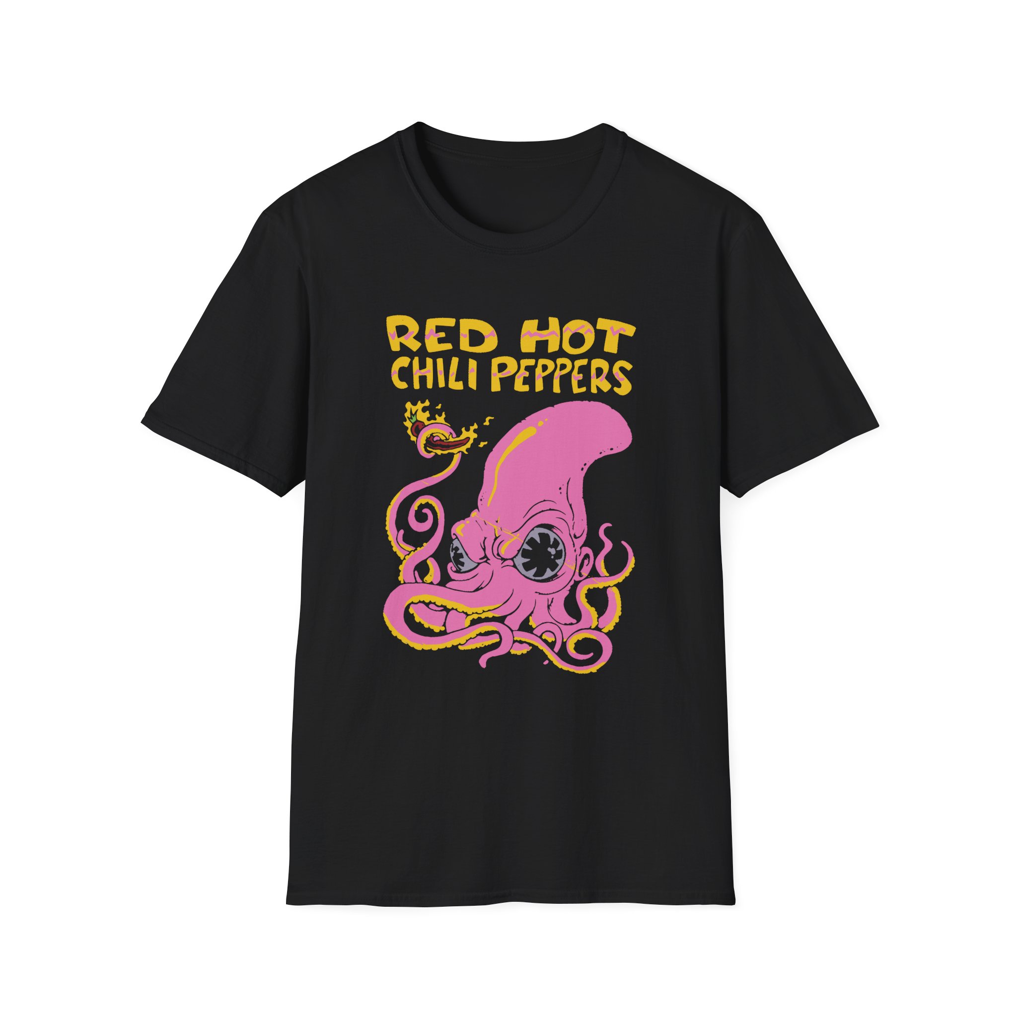Red Hot Chili Peppers Octopus Unisex Softstyle T-Shirt
