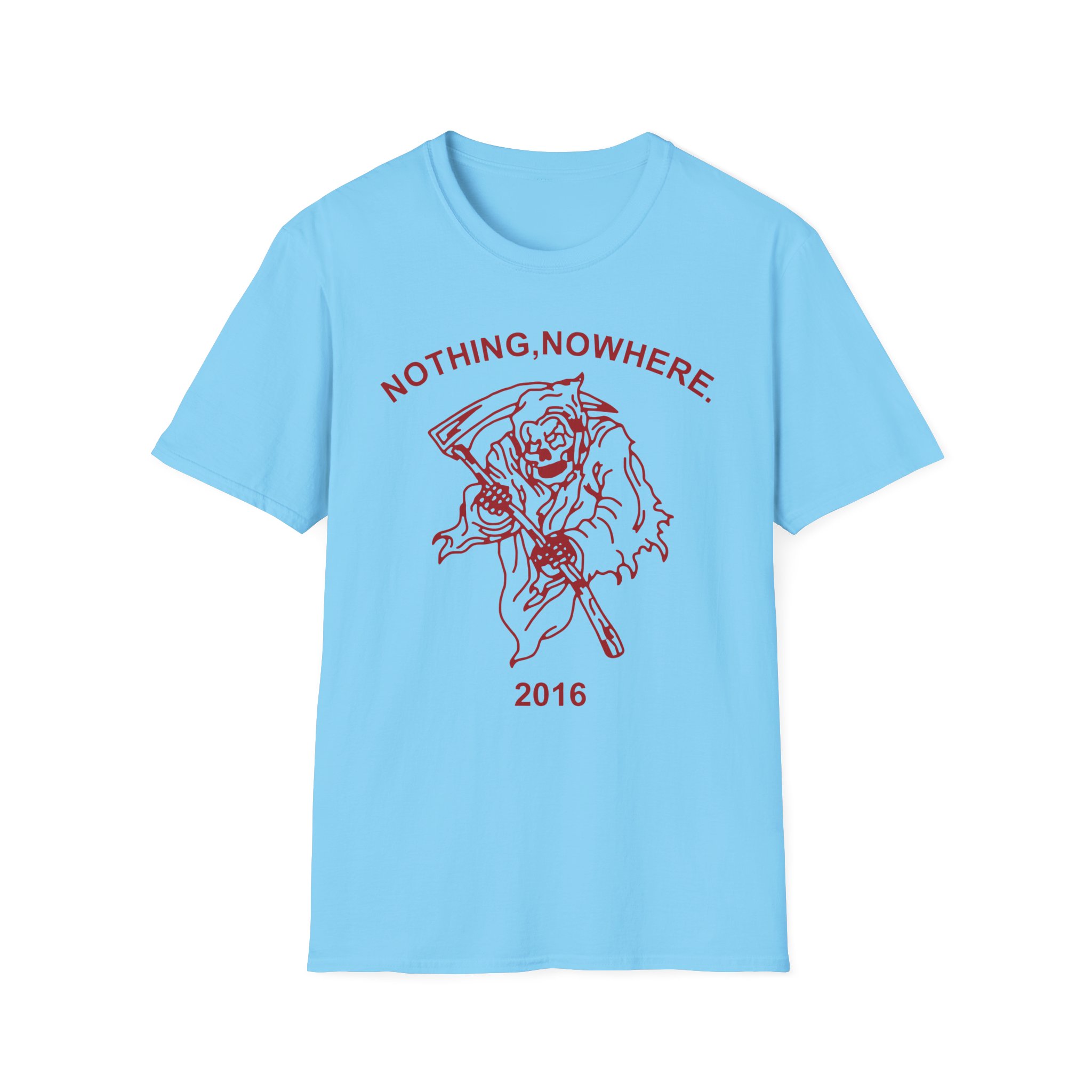 Nothing Nowhere Red Reaper unisex softstyle t-shirt