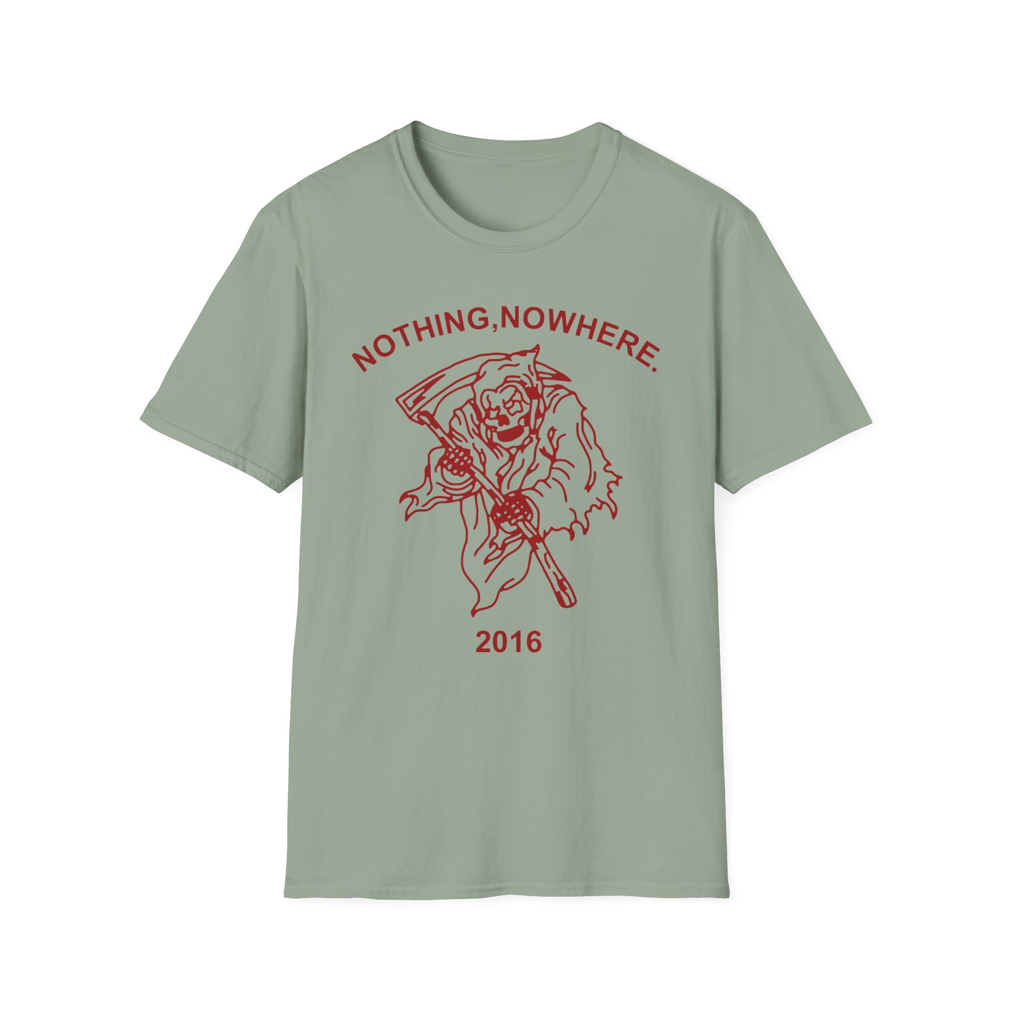 Nothing Nowhere Red Reaper unisex softstyle t-shirt