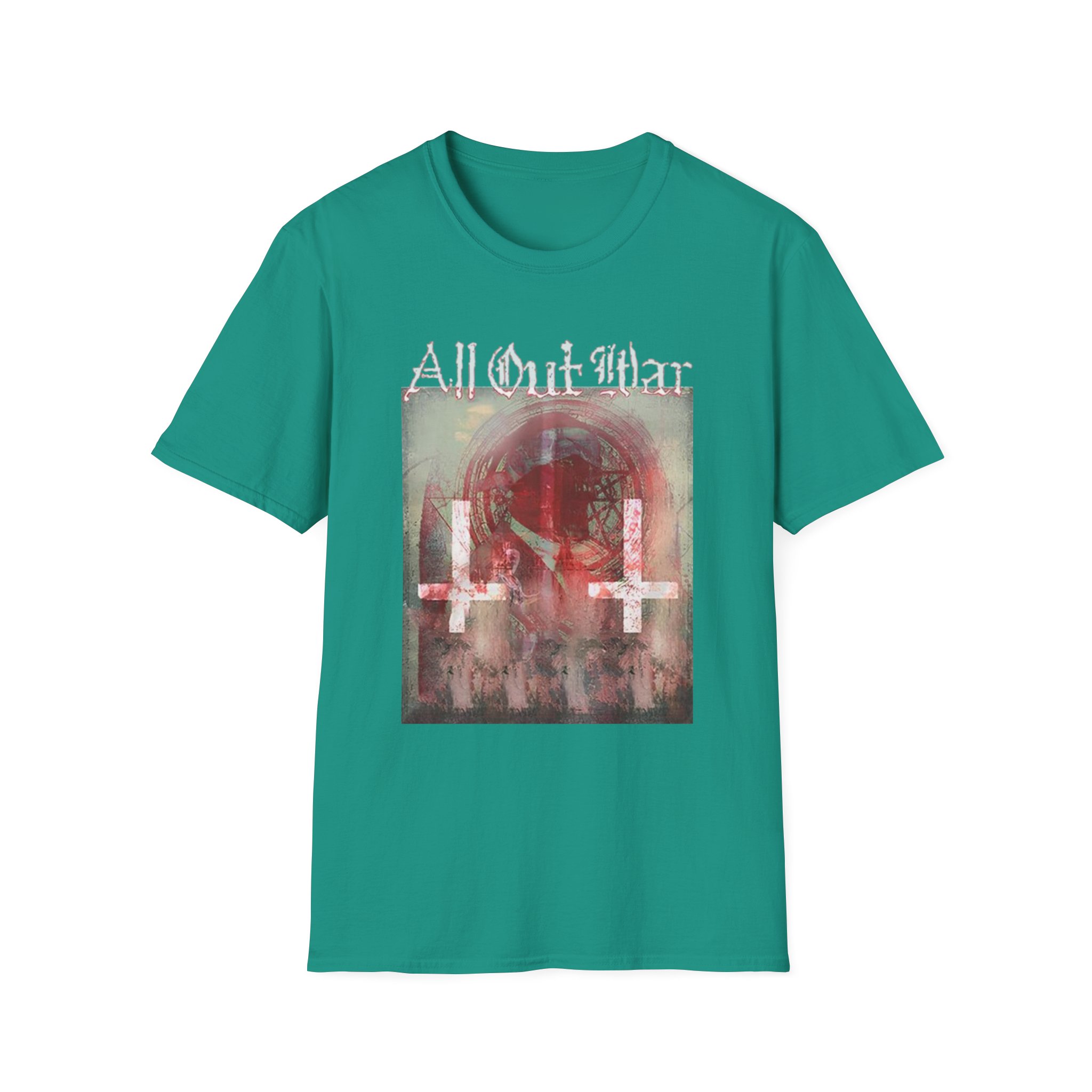 All Out War Caustic Abomination Unisex Softstyle T-Shirt