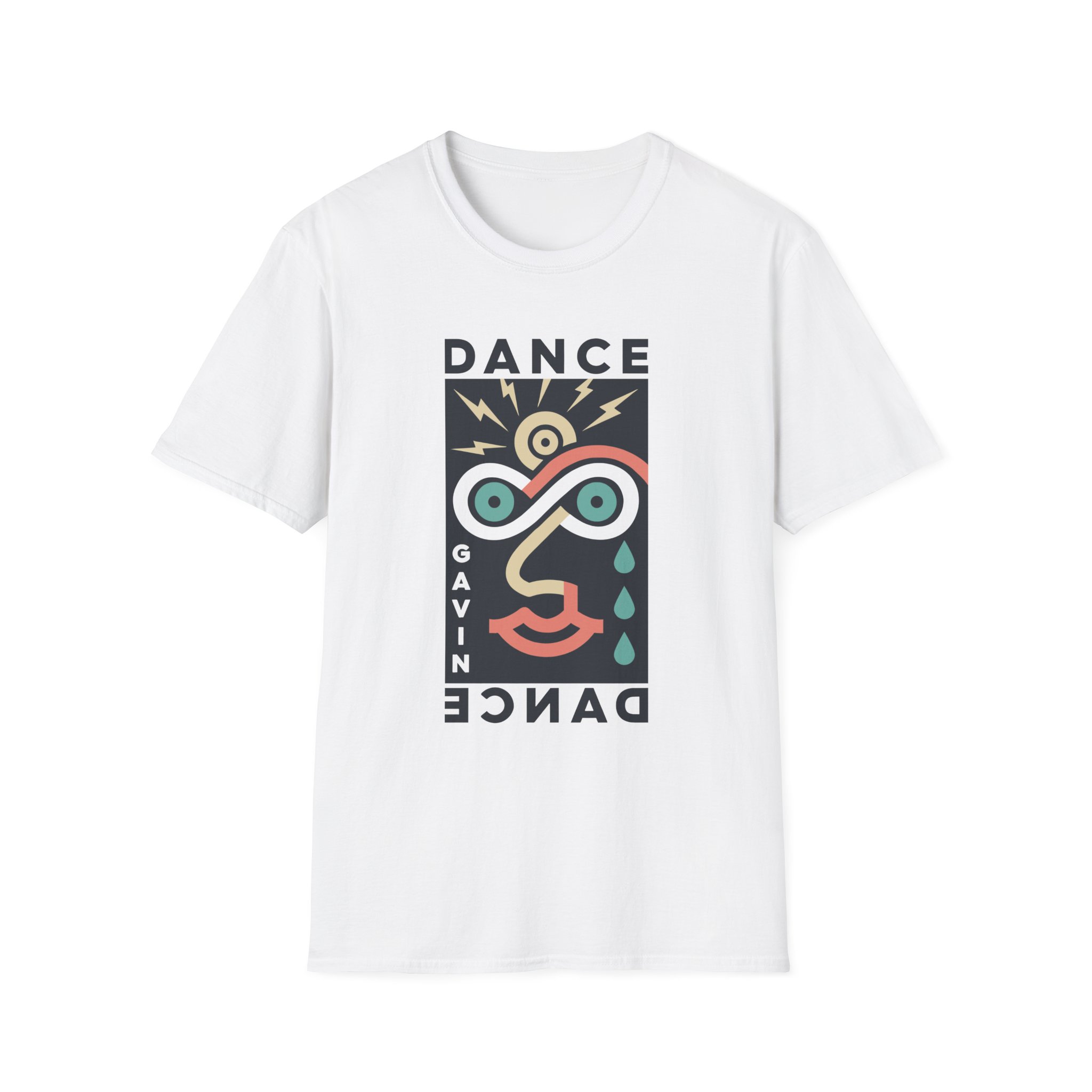 Dance Gavin Dance 8 Faces Unisex Softstyle T-Shirt