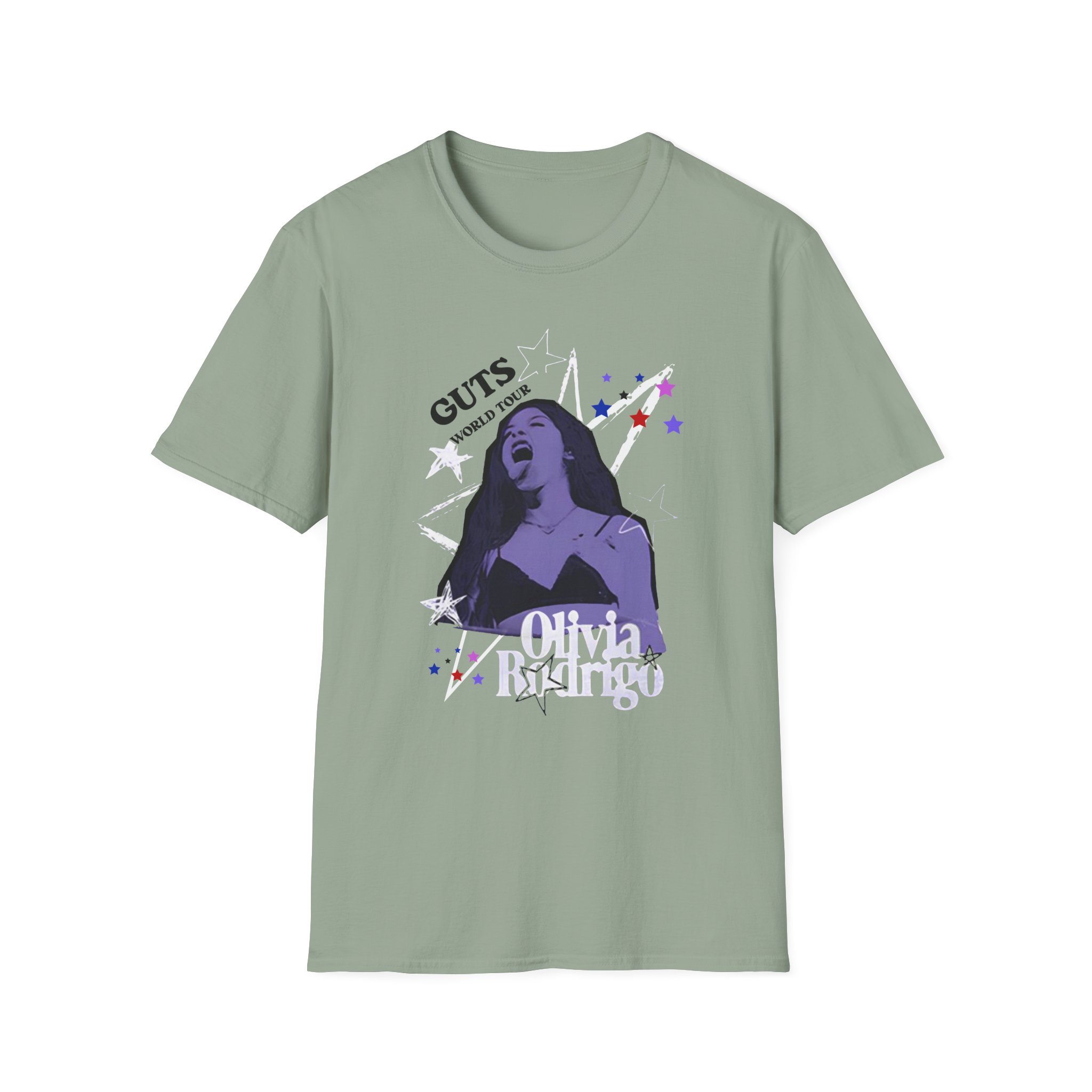 Olivia Rodrigo GUTS world tour unisex softstyle t-shirt