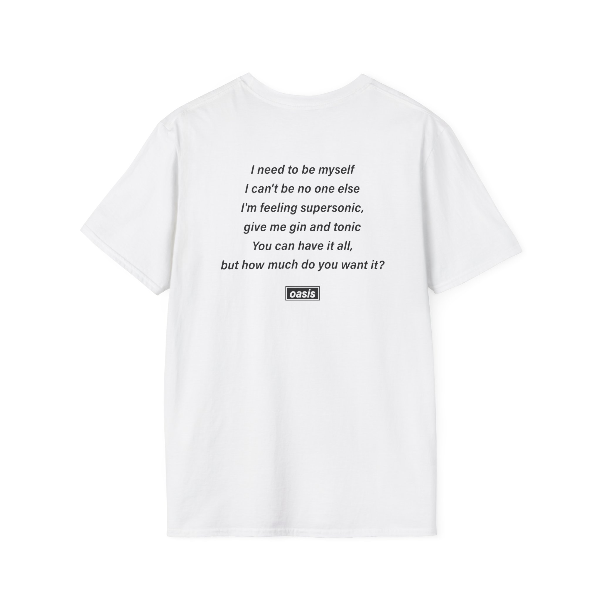 Oasis Supersonic Unisex Softstyle T-Shirt