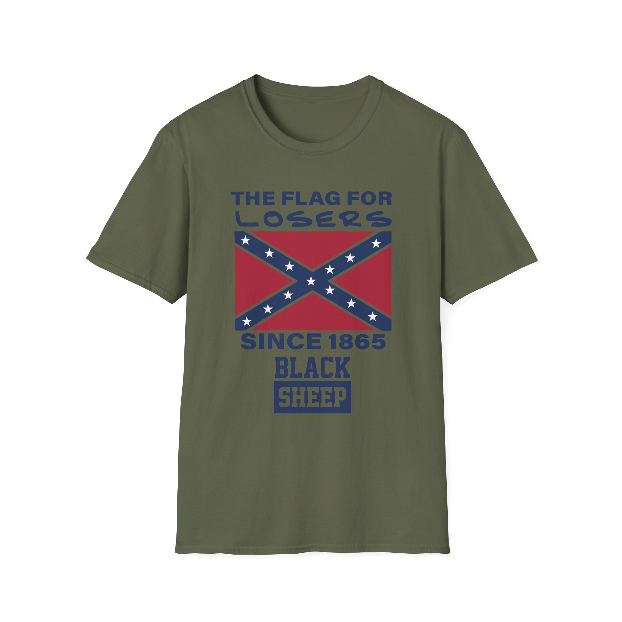 Black Sheep the Flag for Looser Unisex Softstyle T-Shirt