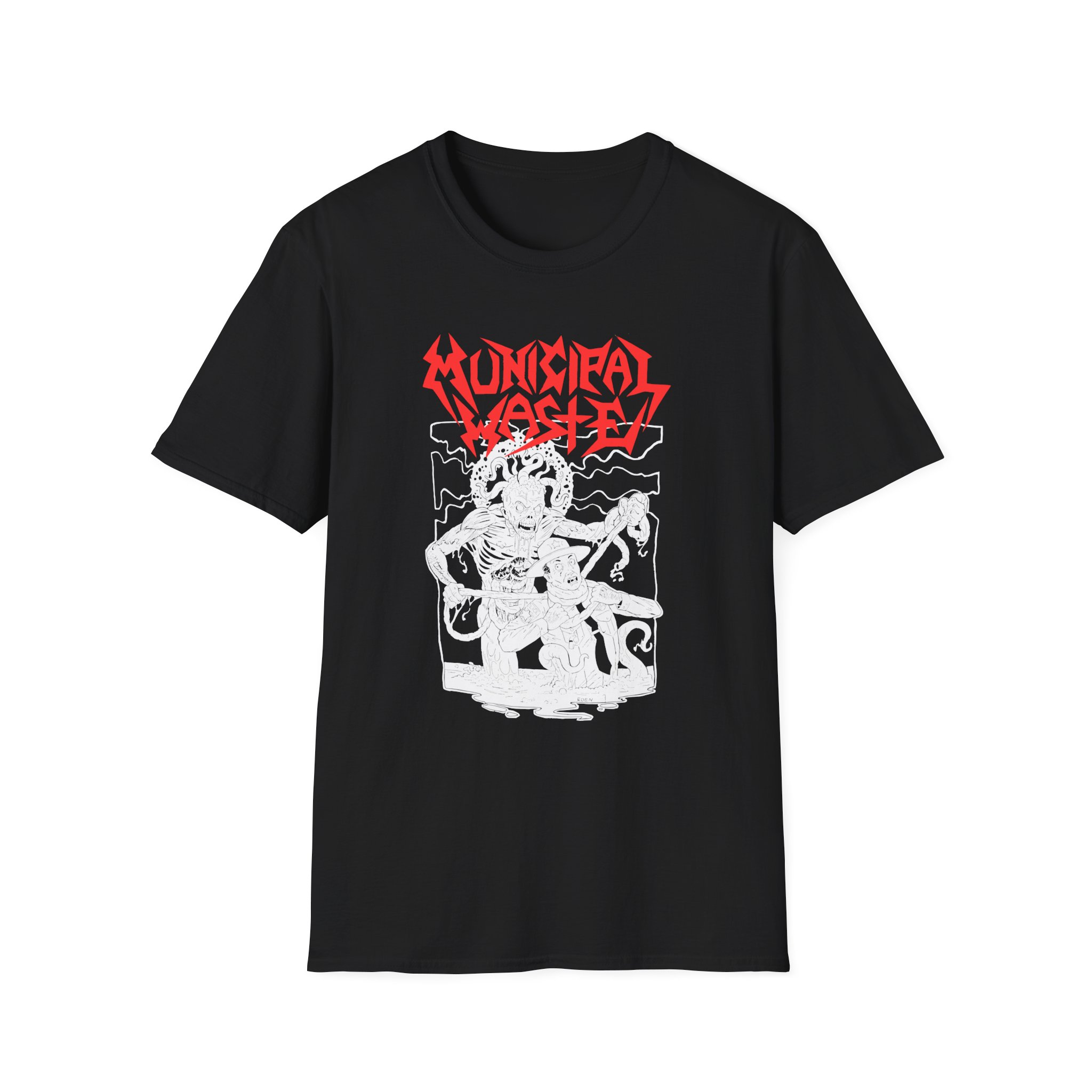 Municipal Waste Cop Strangler Unisex Softstyle T-Shirt