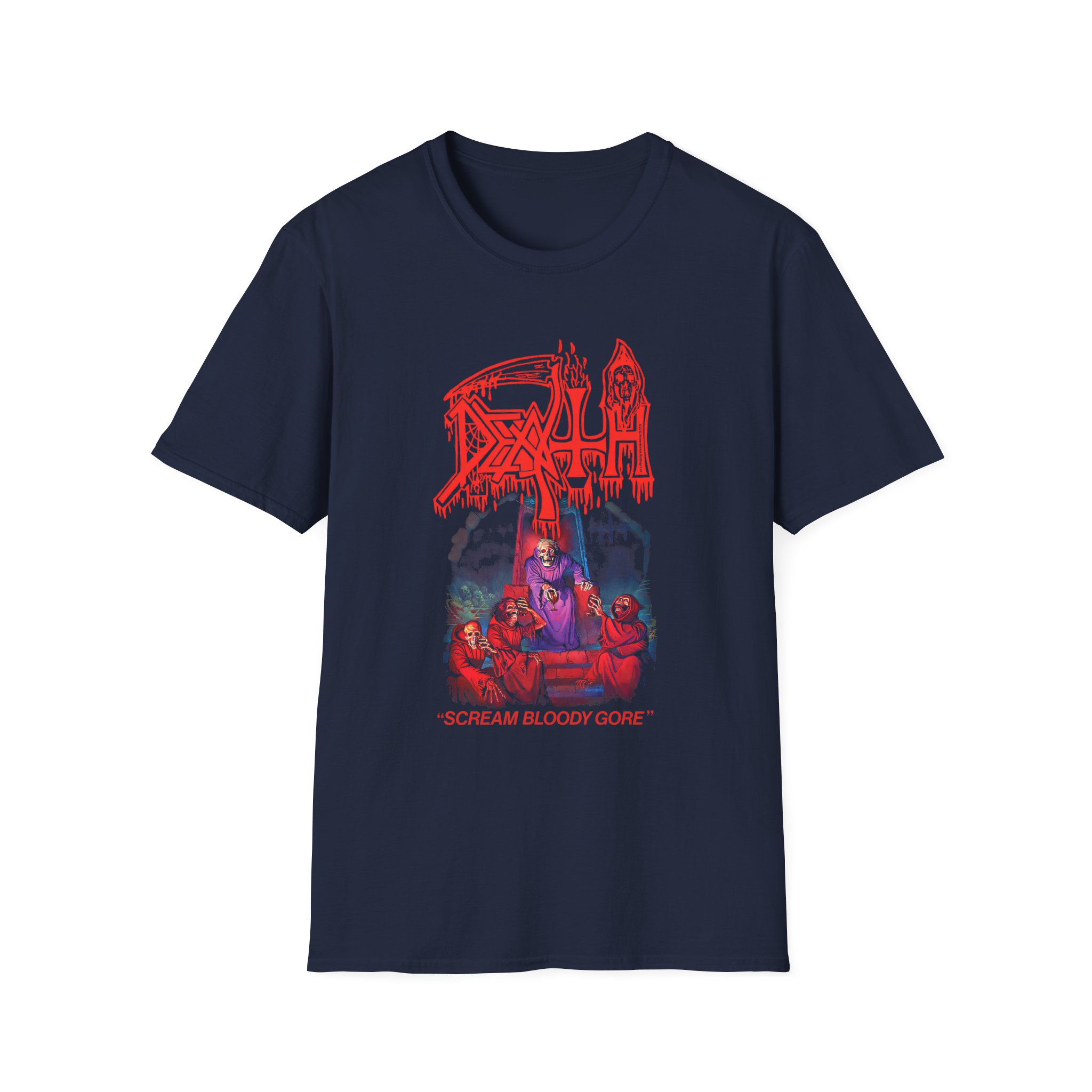 Death Scream Bloody Gore Unisex Softstyle T-Shirt