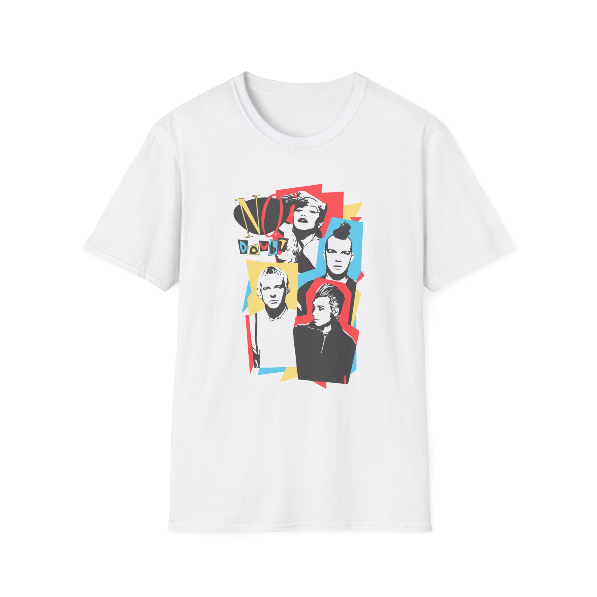 No Doubt Abstract Band Photo Unisex Softstyle T-Shirt