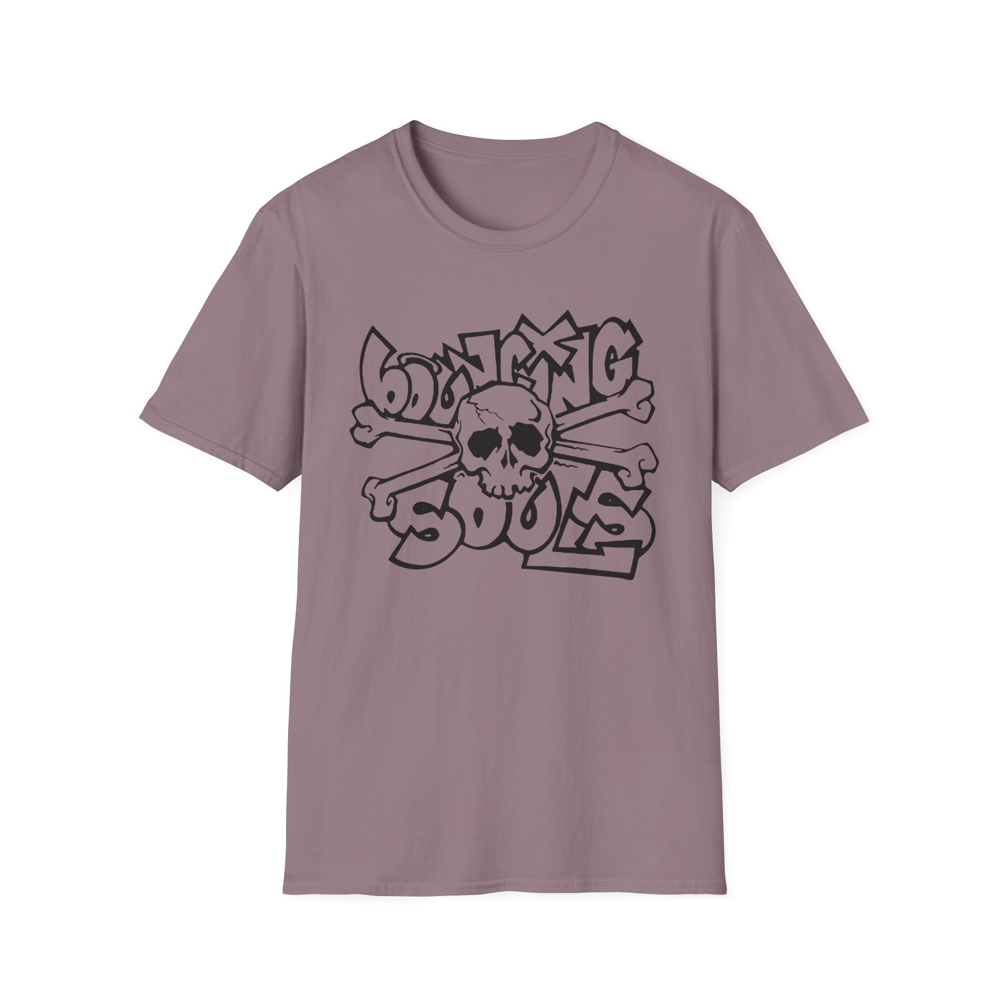 The Bouncing Souls Skull And Crossbones Unisex Softstyle T-Shirt