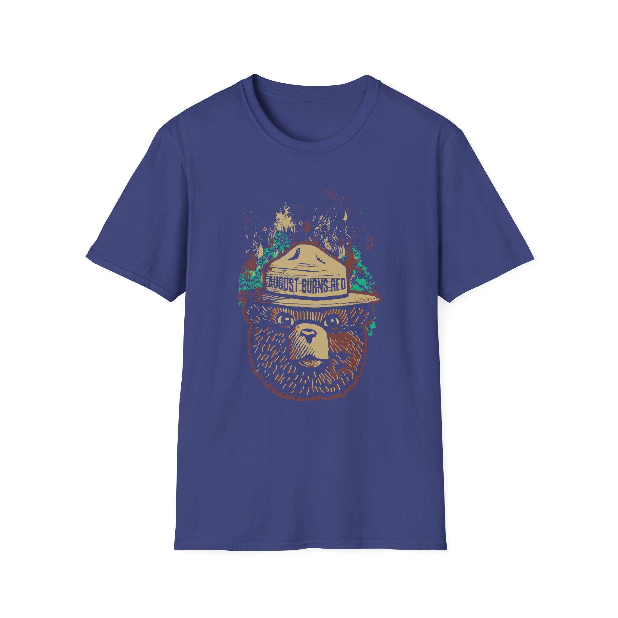 August Burns Red Smokey The Bear Unisex Softstyle T-Shirt