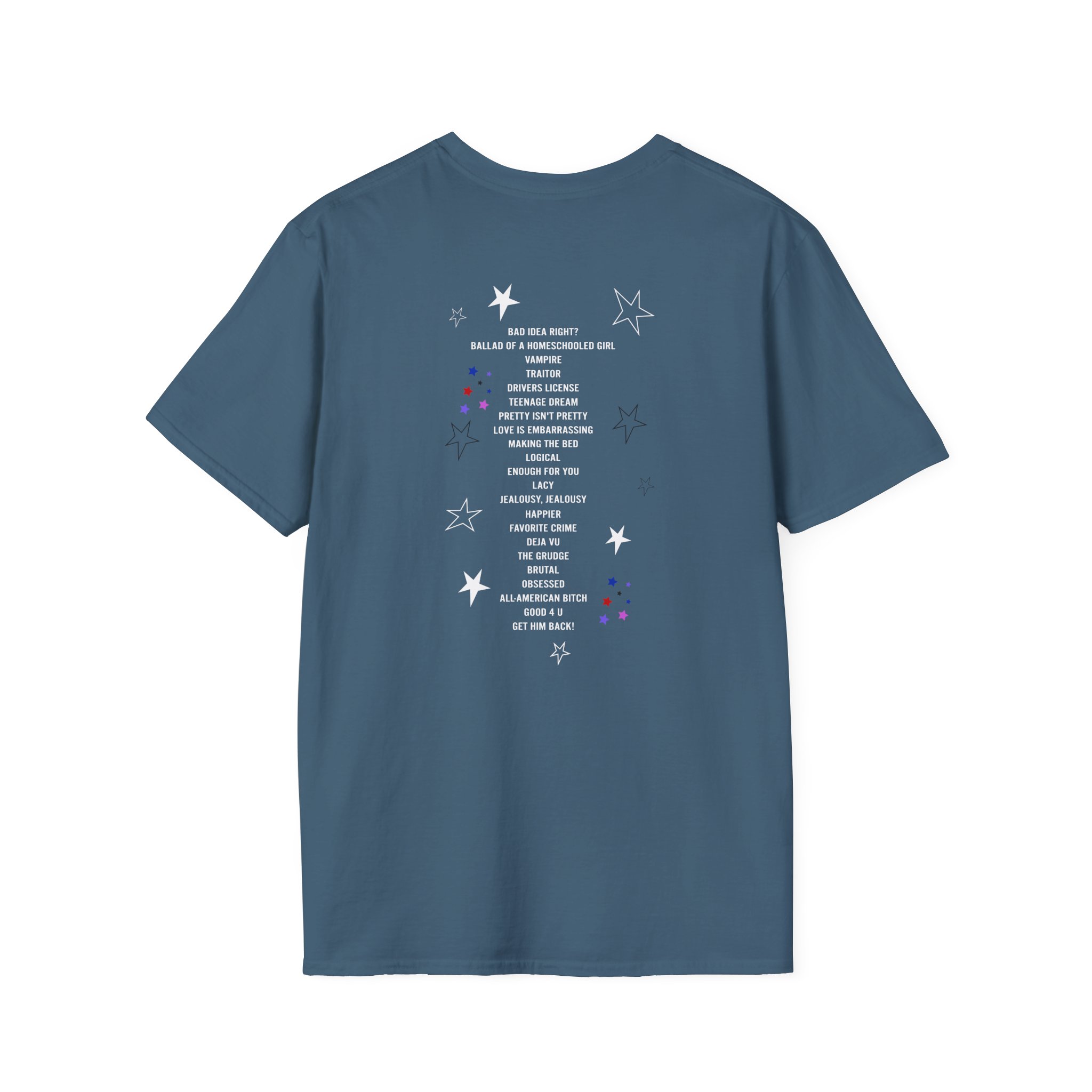 Olivia Rodrigo GUTS world tour unisex softstyle t-shirt