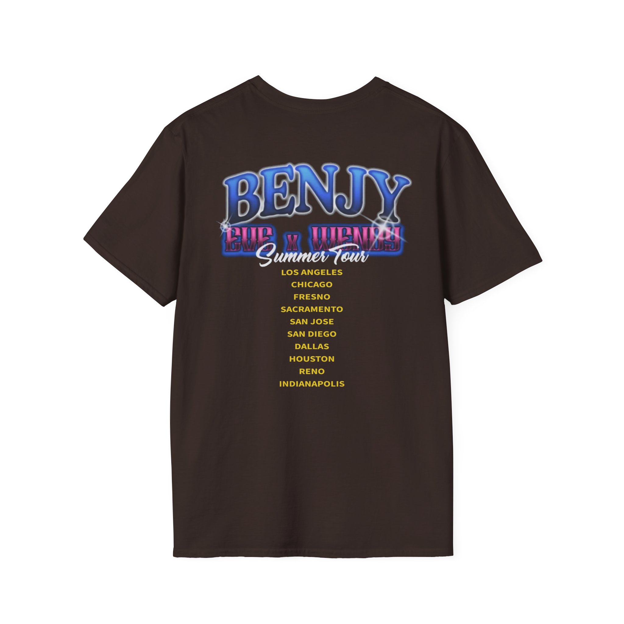 Eve and Wendy Web Tour Unisex Softstyle T-Shirt