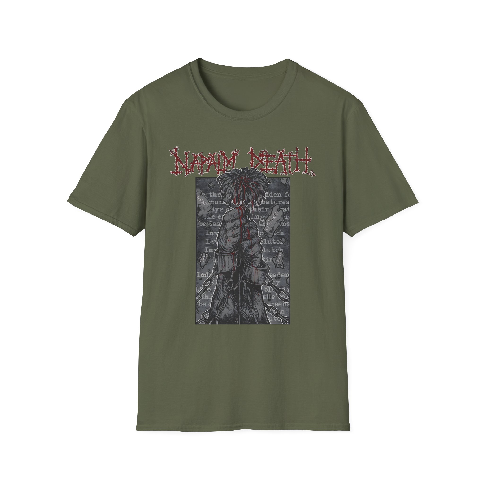 Napalm Death Invigorating Clutch Unisex Softstyle T-Shirt
