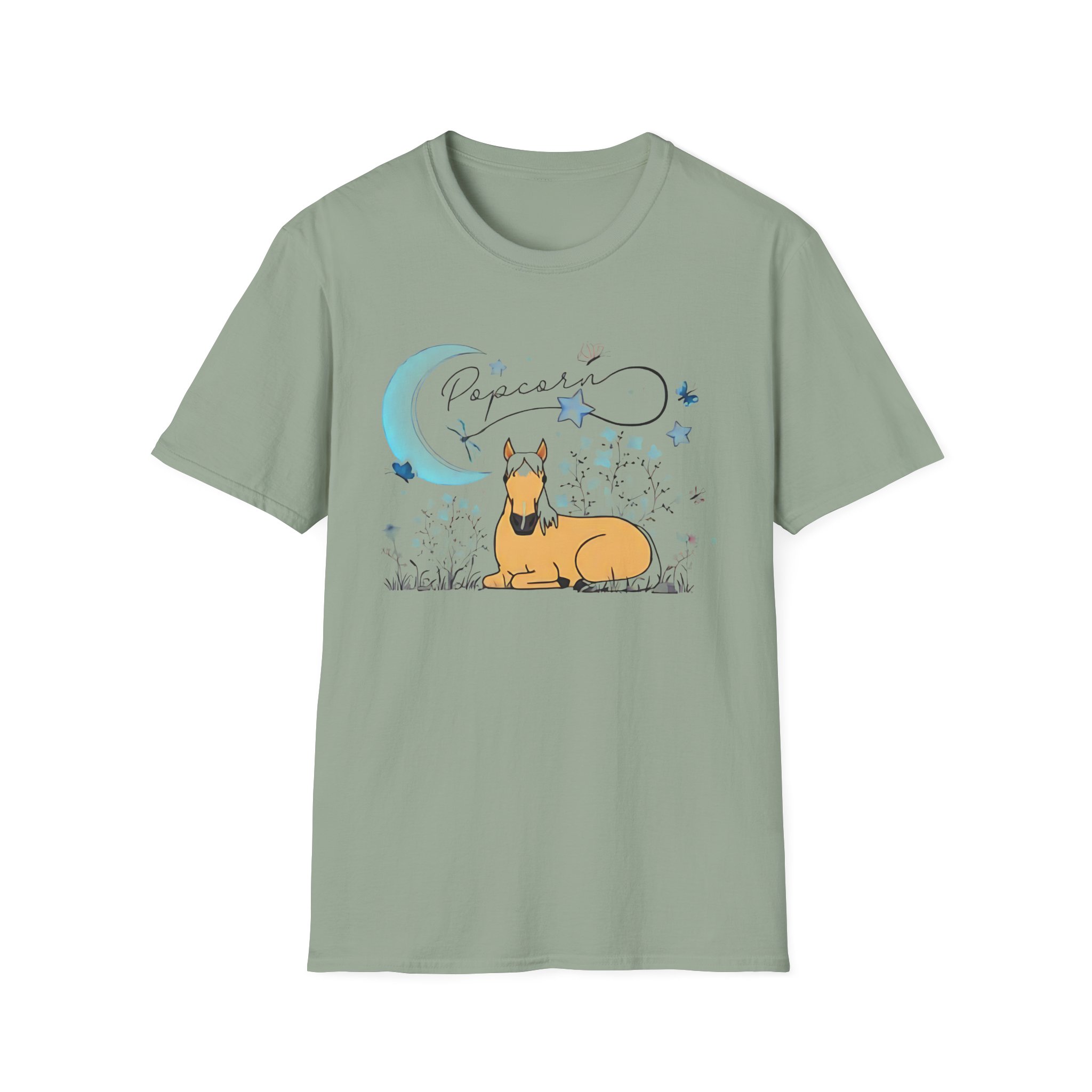 Harlow and Popcorn Unisex Softstyle T-Shirt