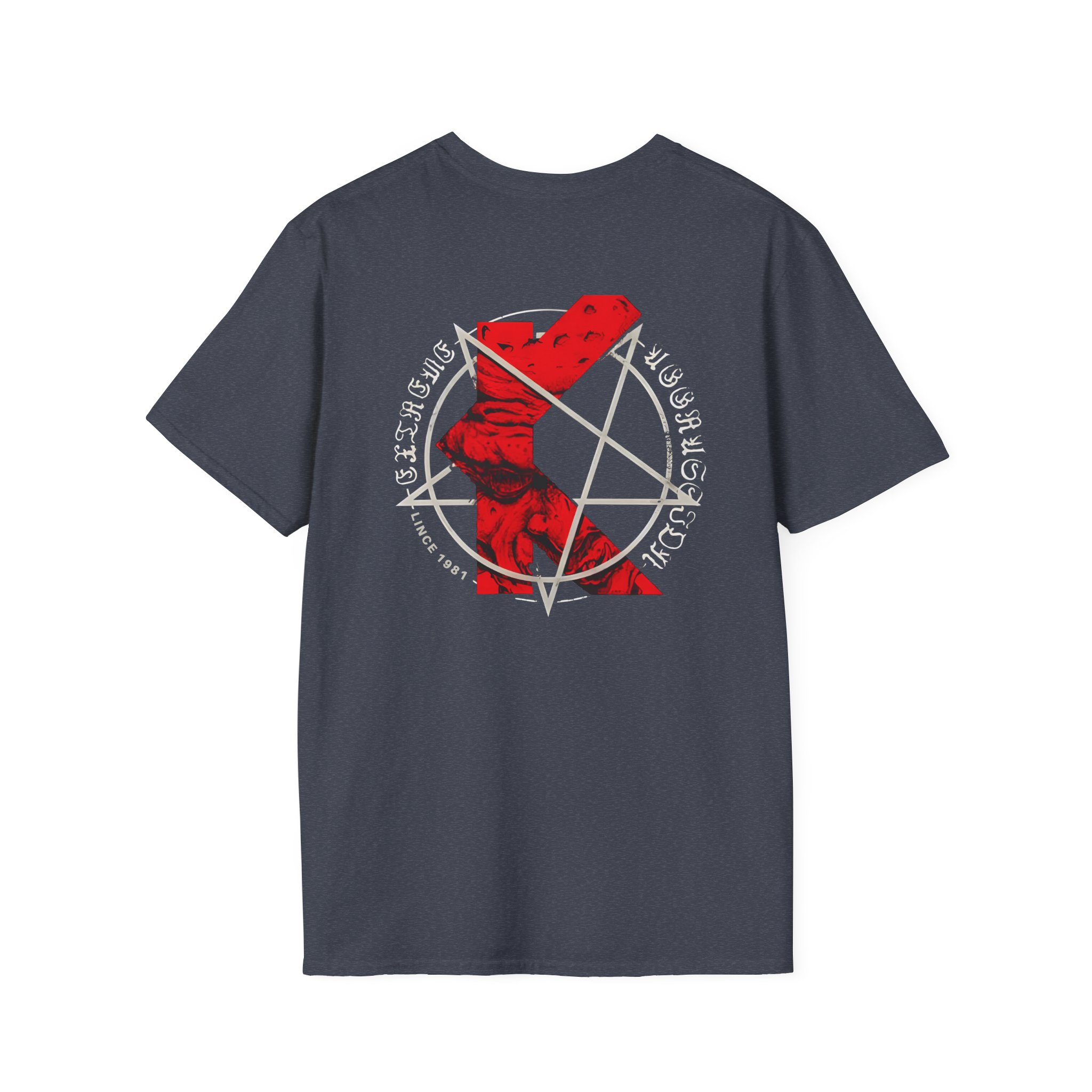 Kreator K-line Pentagram Unisex Softstyle T-Shirt