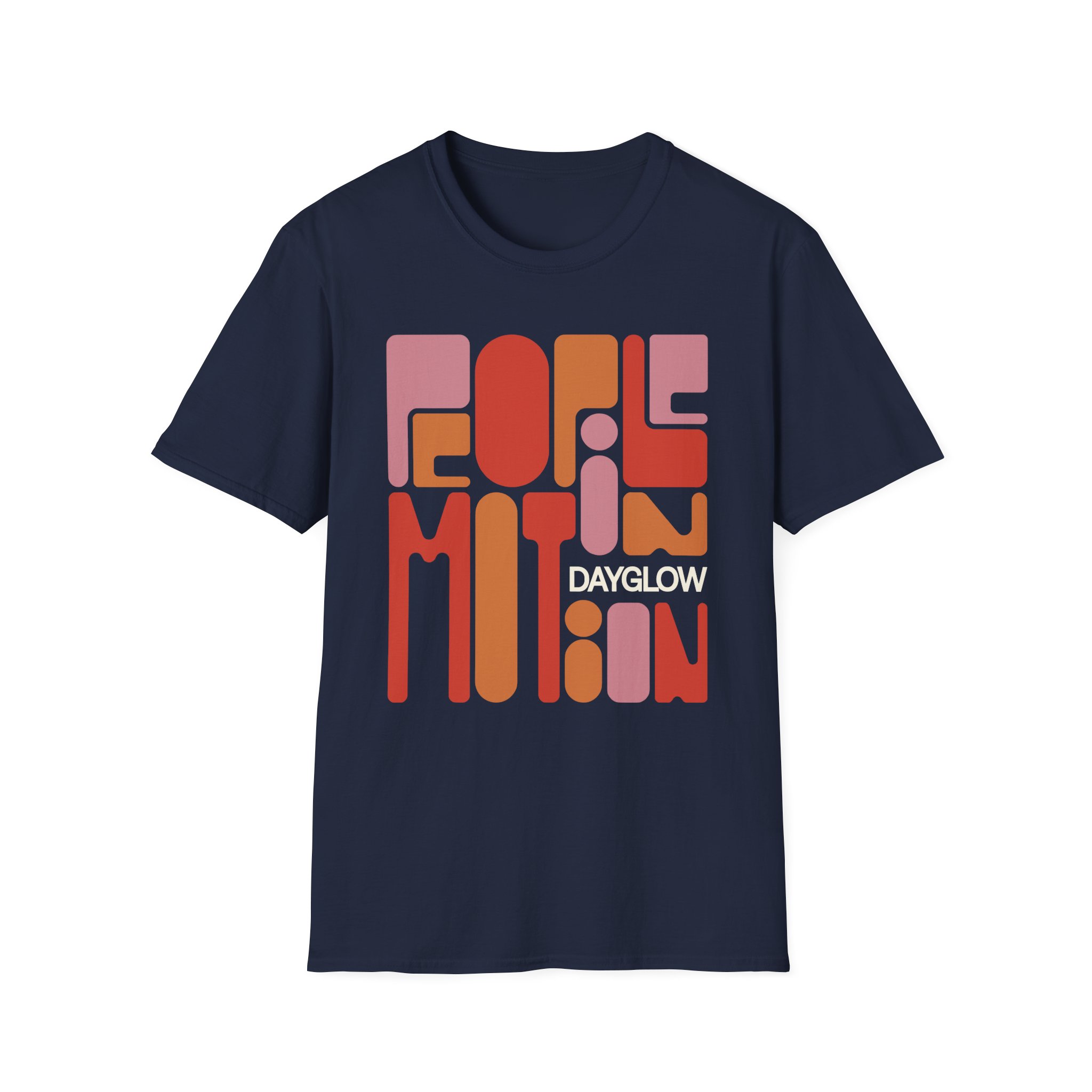 Dayglow Pop Art Motion Unisex Softstyle T-Shirt