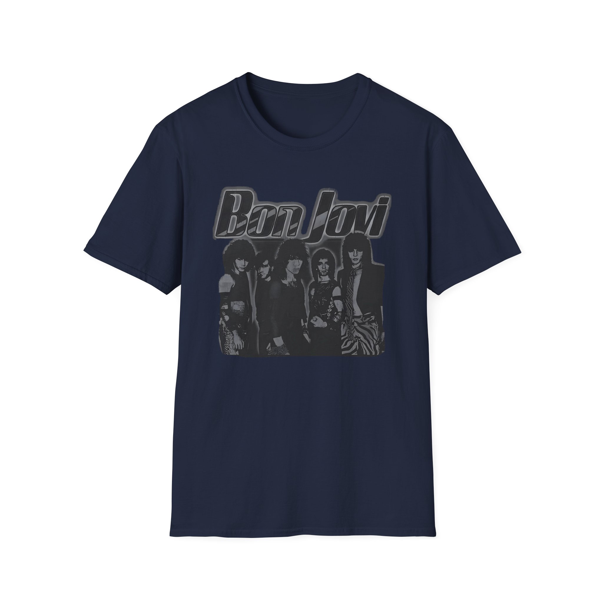 Bon Jovi Outline Unisex Softstyle T-Shirt