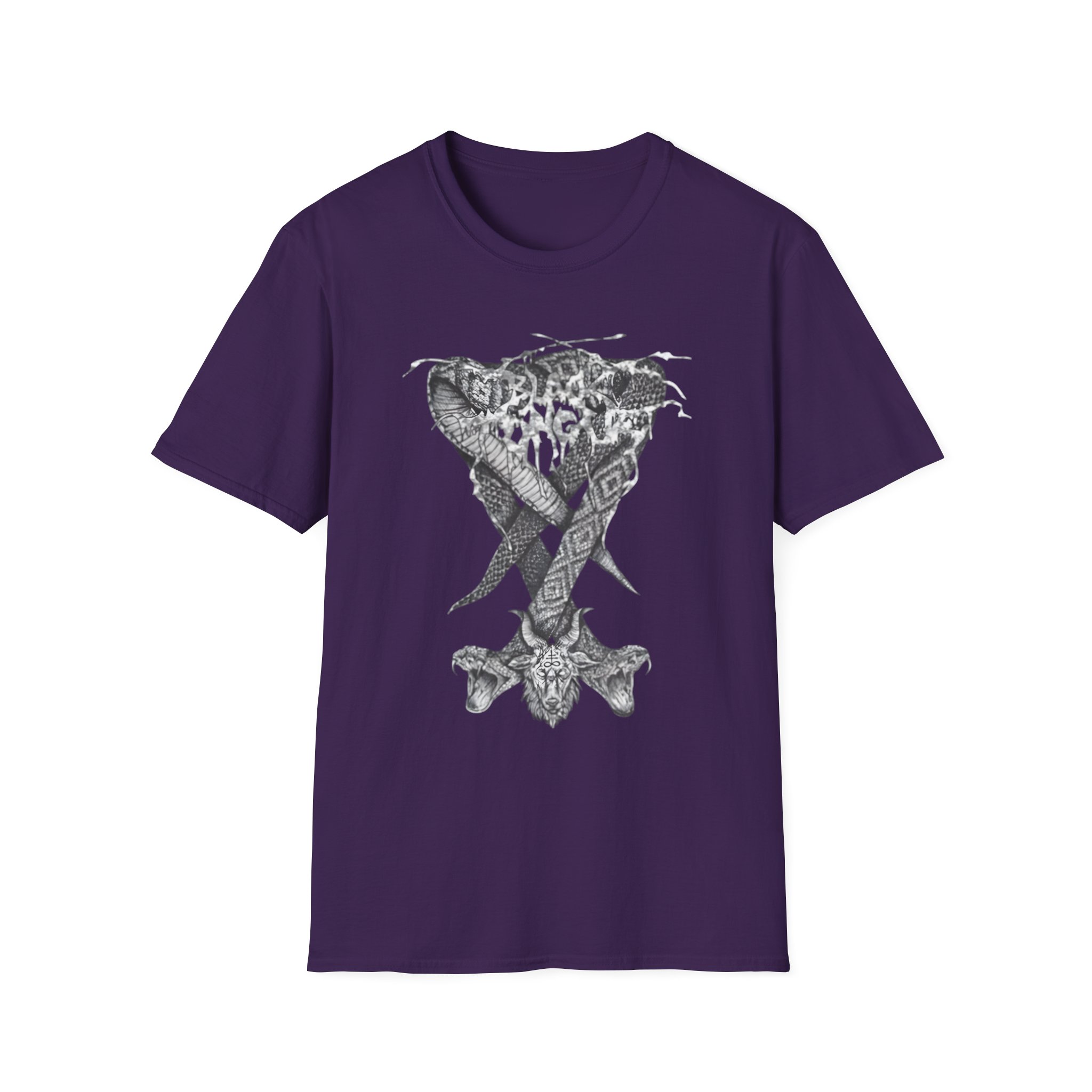 Black Tongue Leviathan Assembly Unisex Softstyle T-Shirt