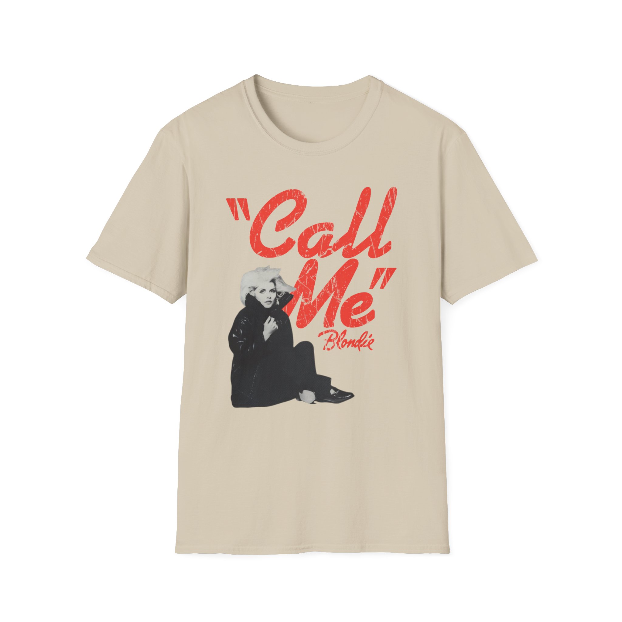 Blondie Call Me Unisex Softstyle T-Shirt