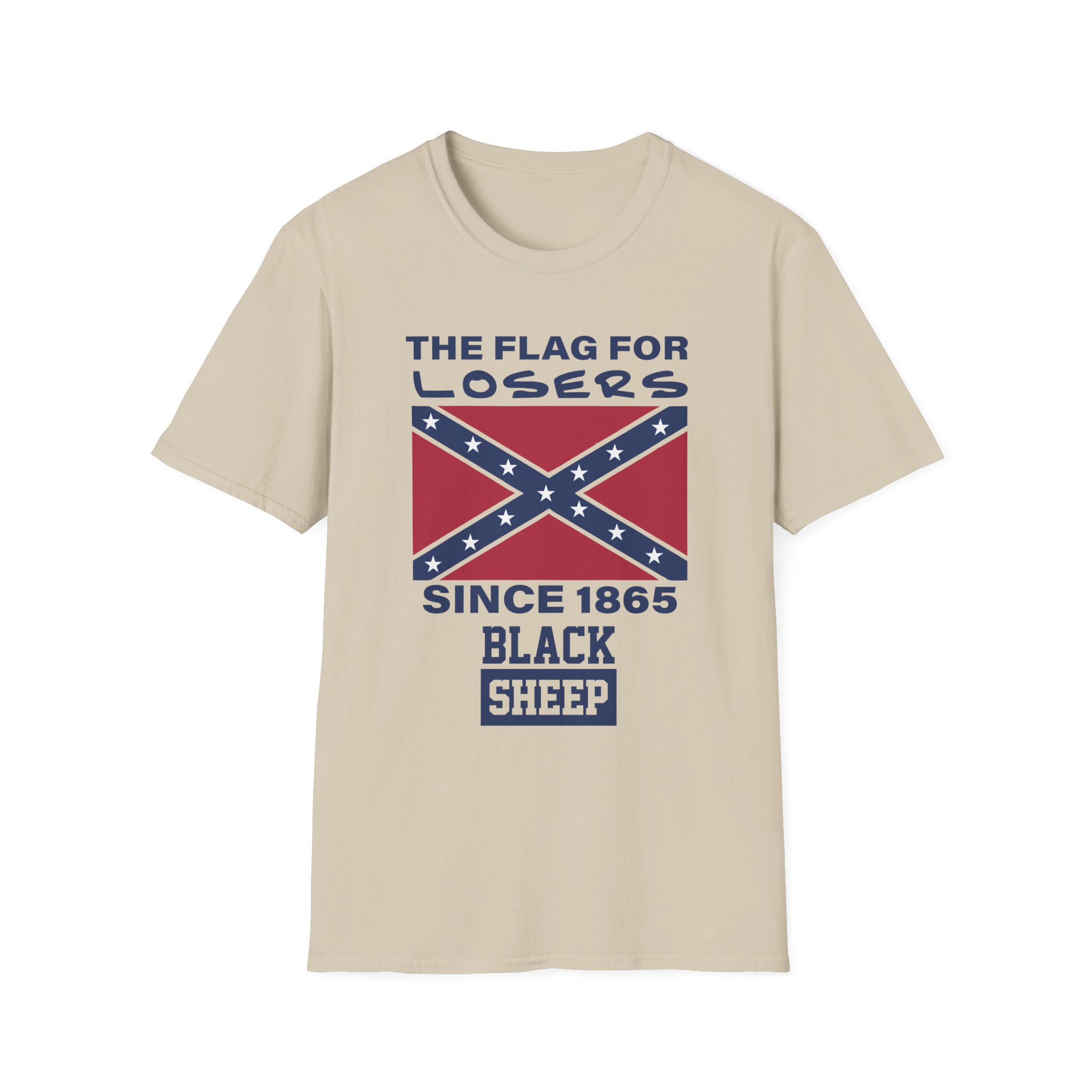 Black Sheep the Flag for Looser Unisex Softstyle T-Shirt