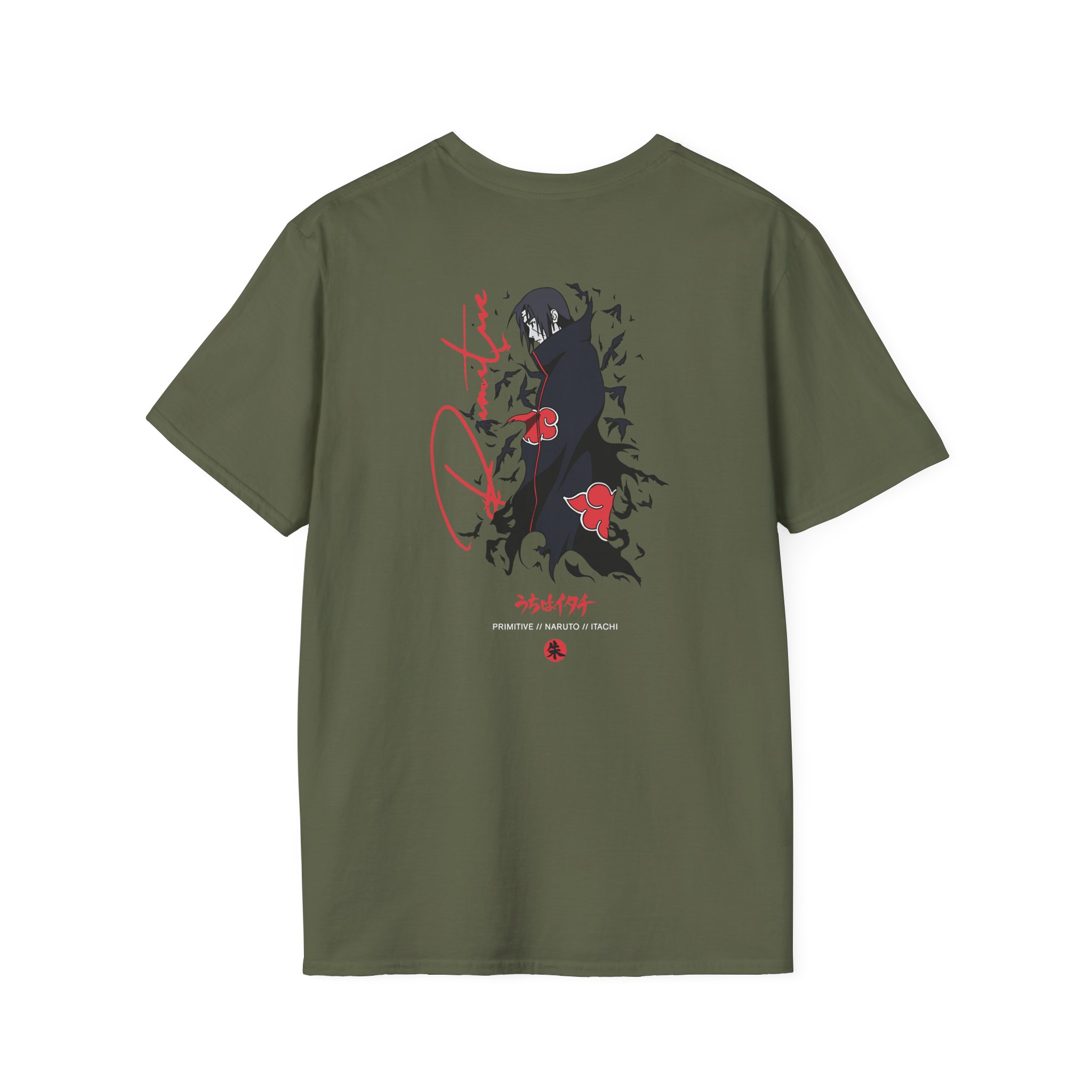Naruto Burgundy Unisex Softstyle T-Shirt