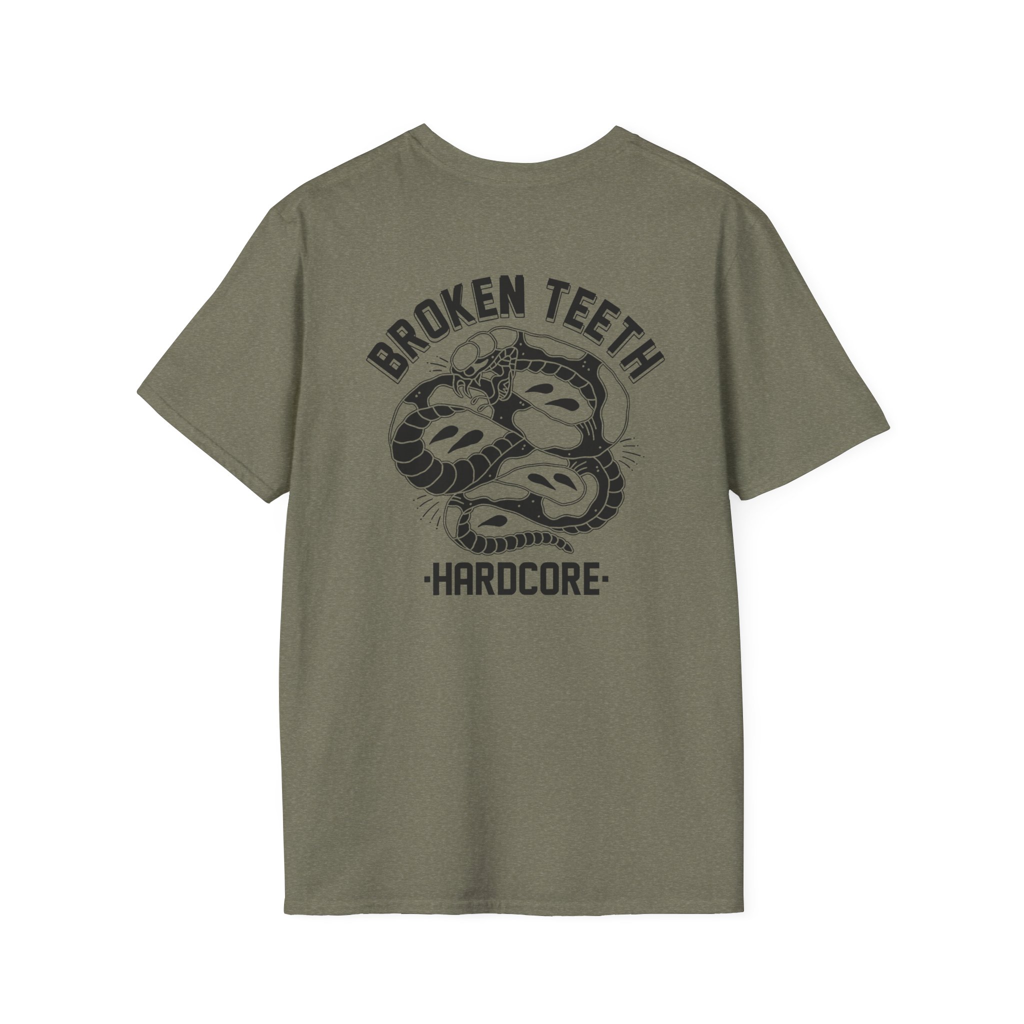 Broken Teeth Snake Unisex Softstyle T-Shirt